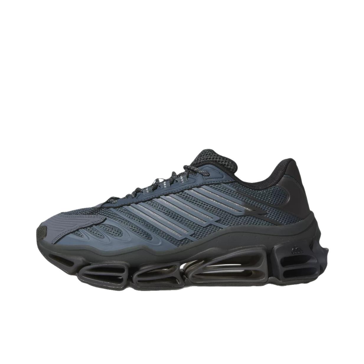 推荐商品：adidas MEGARIDE AG 跑鞋 防滑耐磨时尚休闲 黑色/青灰色