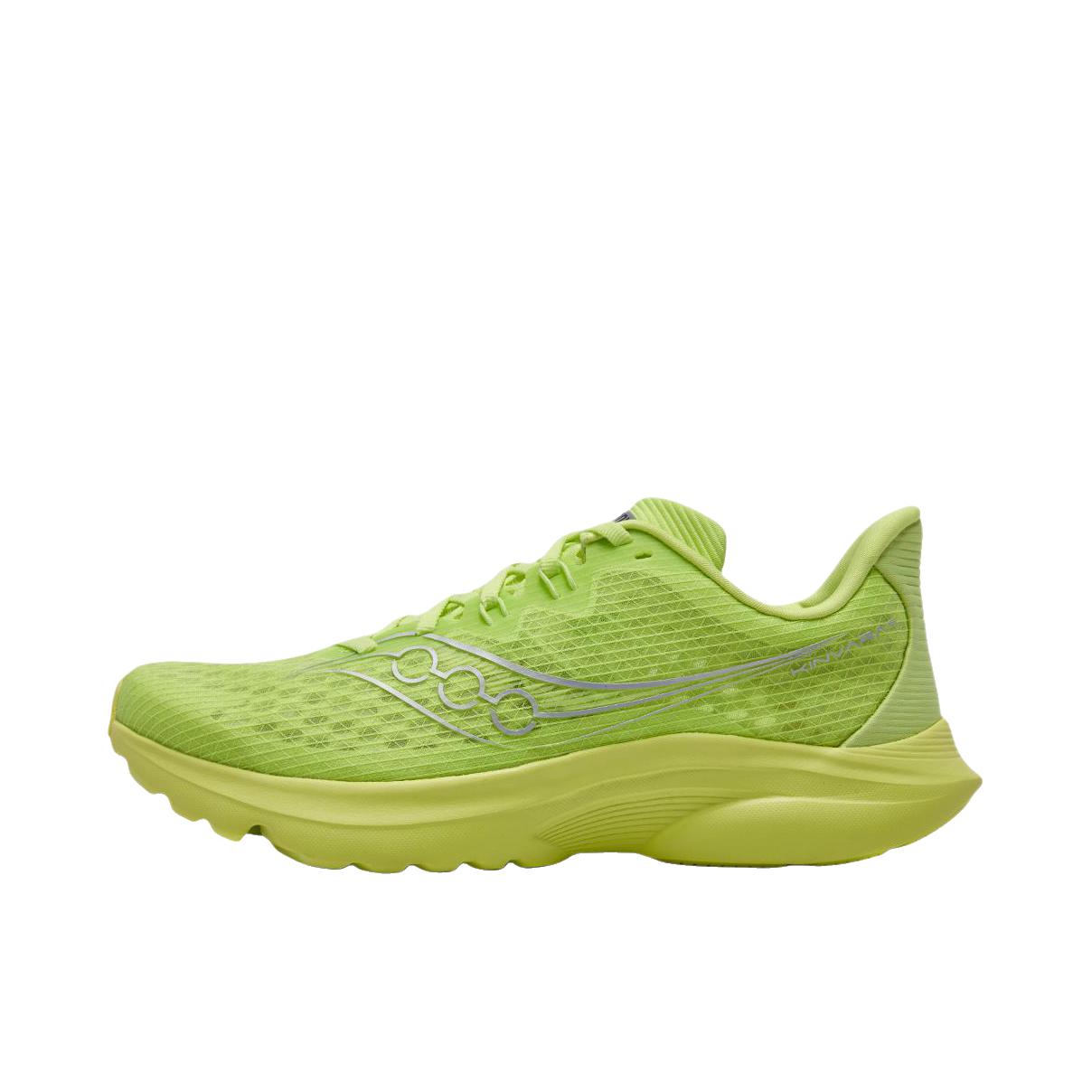 推荐商品：Saucony/索康尼 KINVARA 16 菁华 体测鞋 跑鞋 轻便透气回弹防滑耐磨训练体测支撑短跑美观竞速轻量缓震 萤光绿