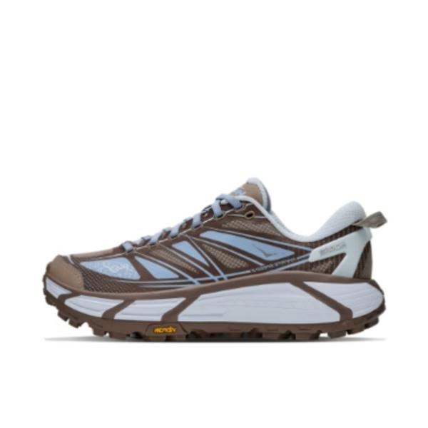 推荐商品：HOKA ONE ONE Mafate Speed 2 马法特 户外鞋 越野跑鞋 缓震透气防滑耐磨轻便支撑低帮 灰枭色/浅灰色