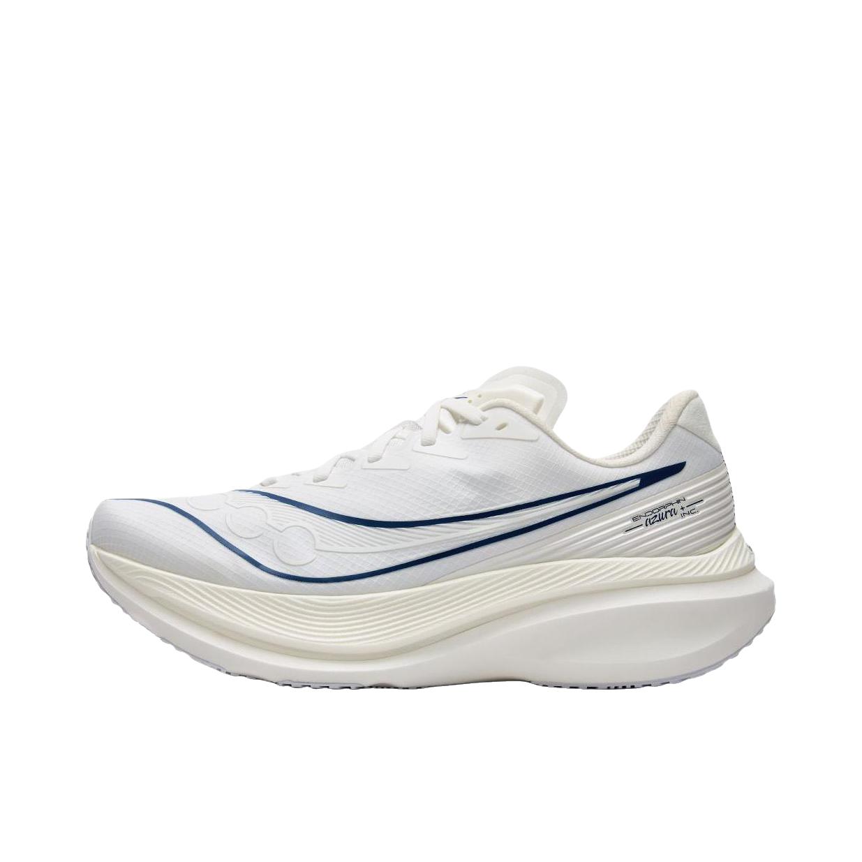 推荐商品：Saucony/索康尼 ENDORPHIN AZURA+系列 跑鞋 防滑日常轻便 低帮/白色/兰色