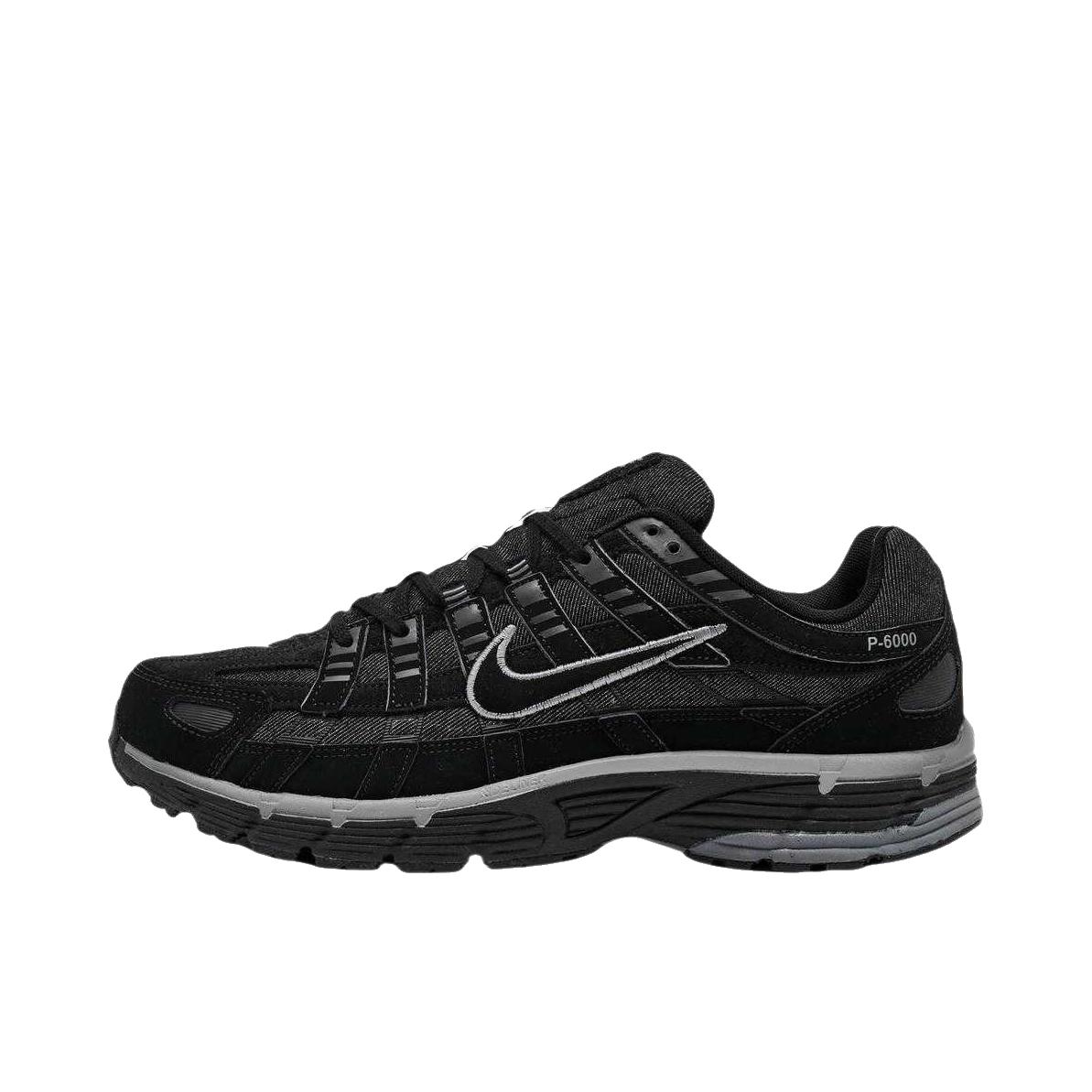 推荐商品：Nike P-6000 CNPT 运动休闲鞋 机能风跑鞋风舒适缓震防滑耐磨时尚潮流复古贴合网面支撑圆头 低帮/黑色/炭灰色/冷灰色