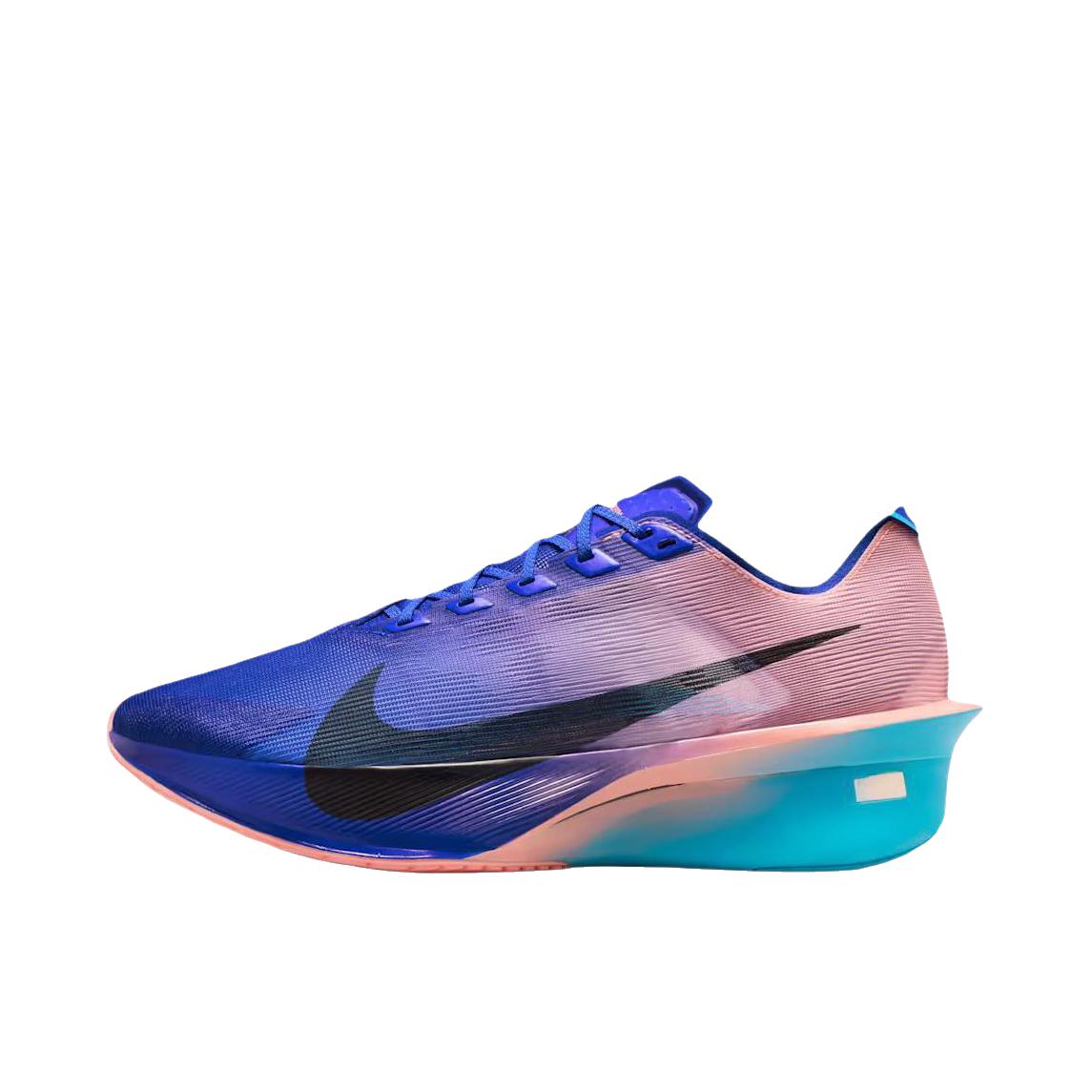 推荐商品：Nike Zoom VaporFly Next% 4 跑鞋 碳板支撑低帮健步系带缓震轻量马拉松 赛车蓝/闪电蓝/原子粉/白色