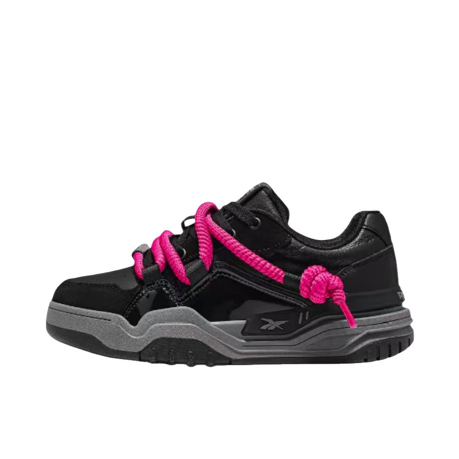 推荐商品：Reebok/锐步 Urban Knotframe 板鞋 复古简约街头校园 低帮/黑色/紫色