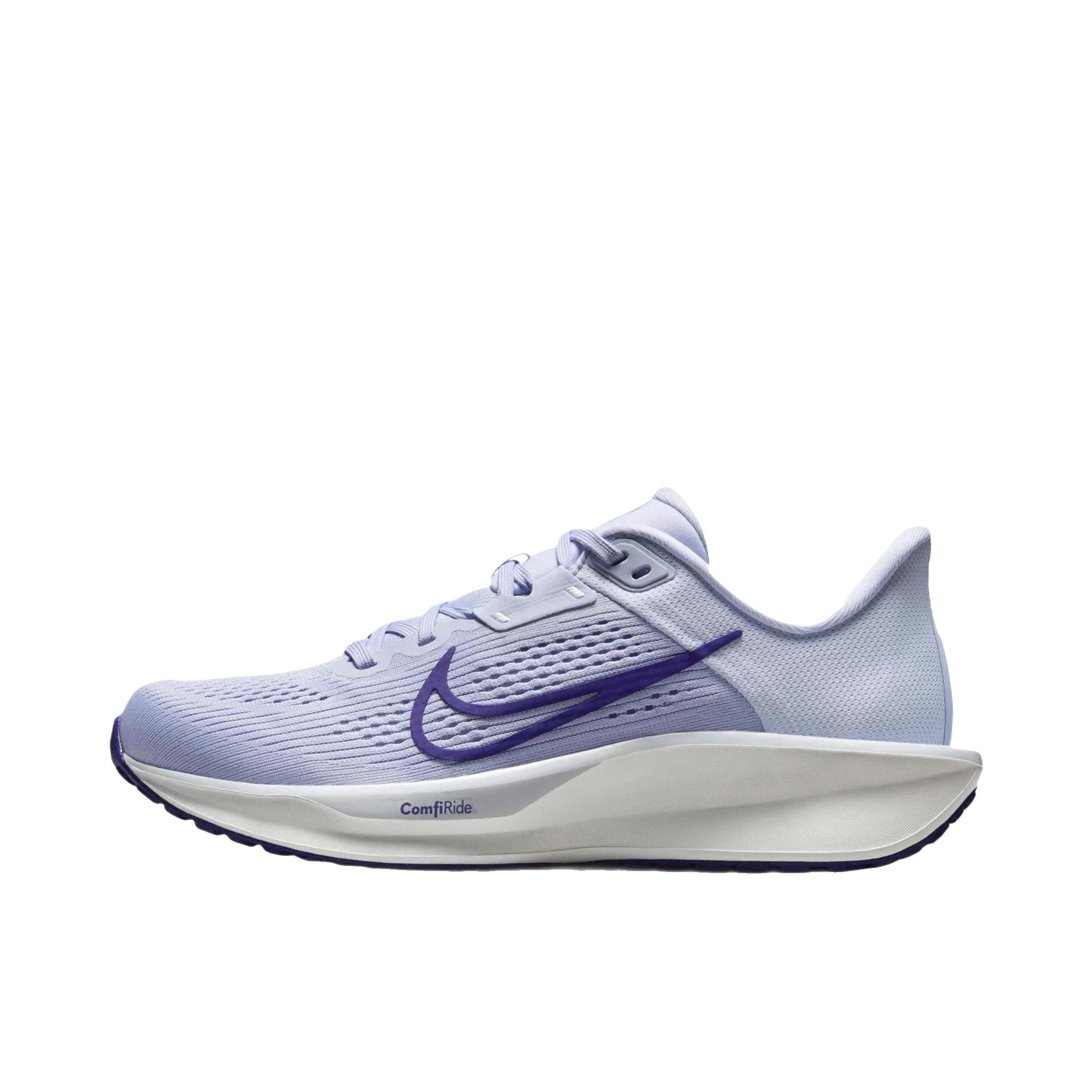 推荐商品：Nike QUEST 6 跑鞋 户外训练健身网面缓震支撑回弹运动轻便泡绵抓地耐用厚实 低帮/女款/蓝色