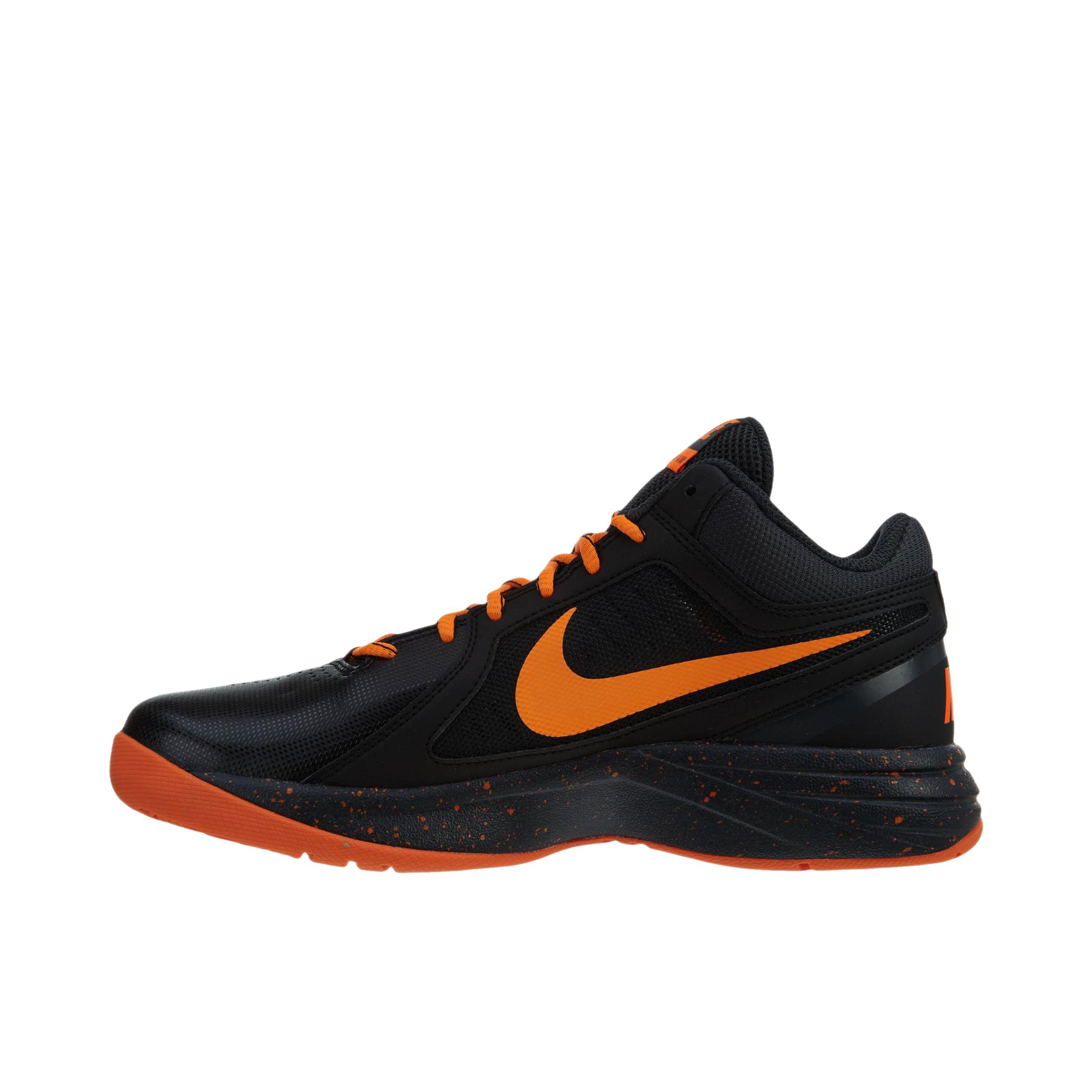 推荐商品：Nike Overplay VIII 篮球鞋 耐磨时尚 低帮/黑色/橙色