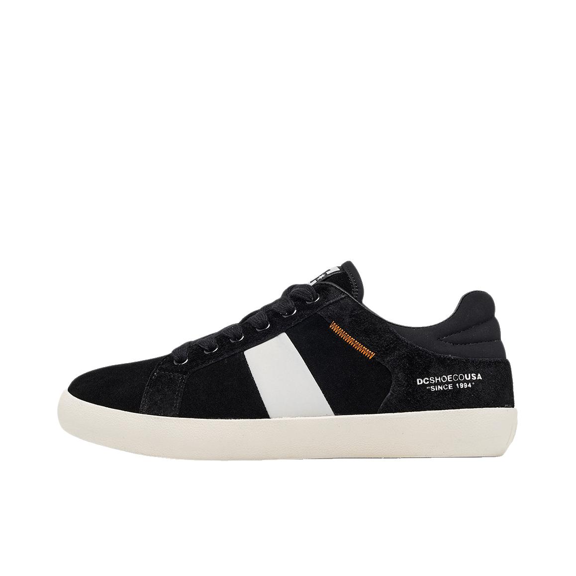 推荐商品：DC Shoes BROOKLYN 板鞋 复古真皮薄底 低帮/曜石黑
