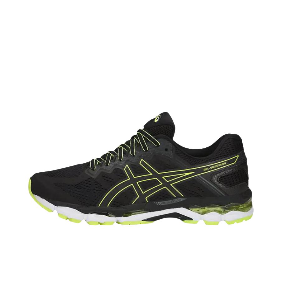 推荐商品：Asics/亚瑟士 GEL-Superion 防滑耐磨 透气舒适 跑鞋 黑色/黄色