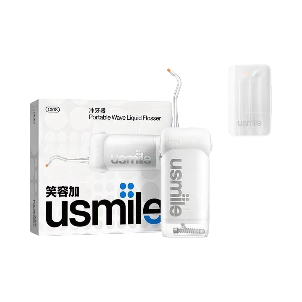 推荐商品：usmile C10S 3.0 冲牙器 气泡冲刷 智控护龈 便携