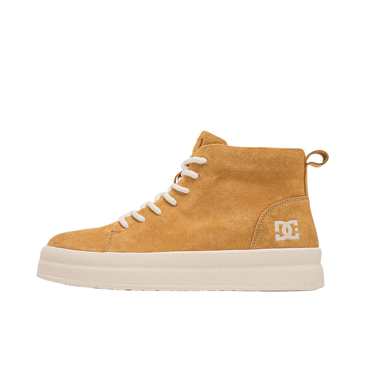 推荐商品：DC Shoes Valdez 板鞋 厚底圆头系带 中帮/焦糖棕