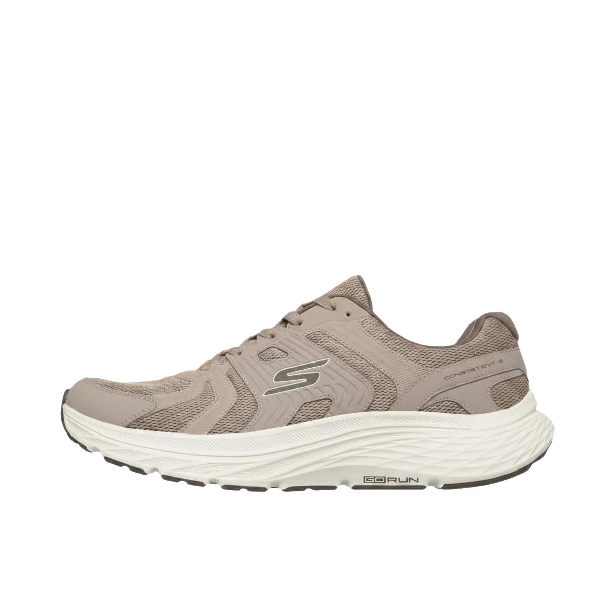 推荐商品：Skechers/斯凯奇 GO RUN 运动休闲鞋 透气缓震软底舒适 低帮/米色/灰色