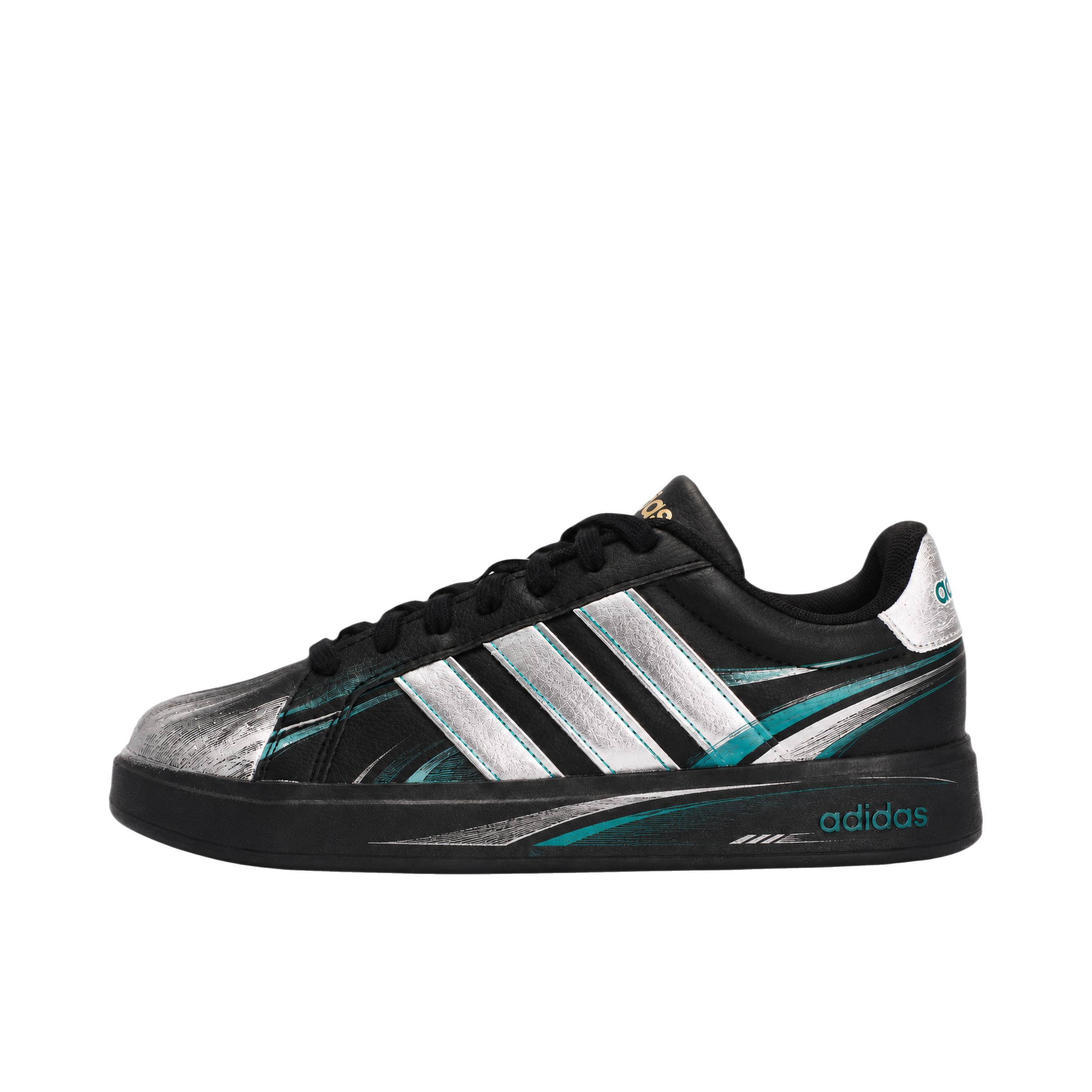 推荐商品：定制款 adidas STREETTALK 板鞋 个性美式学院风高街 淬银逐风