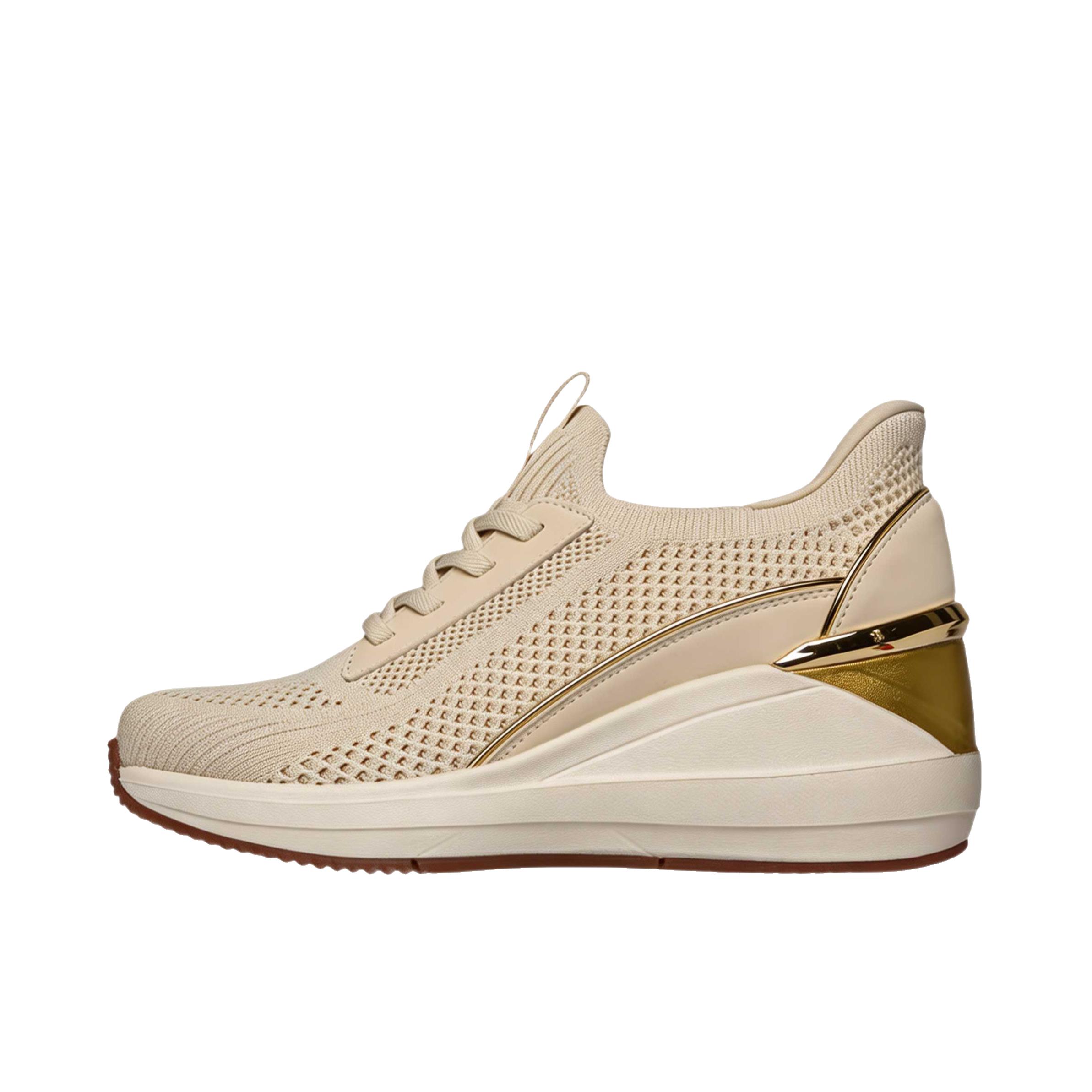 推荐商品：Skechers/斯凯奇 MARK NASON 运动休闲鞋 透气时尚防滑 低帮/女款/灰色/褐色/金色