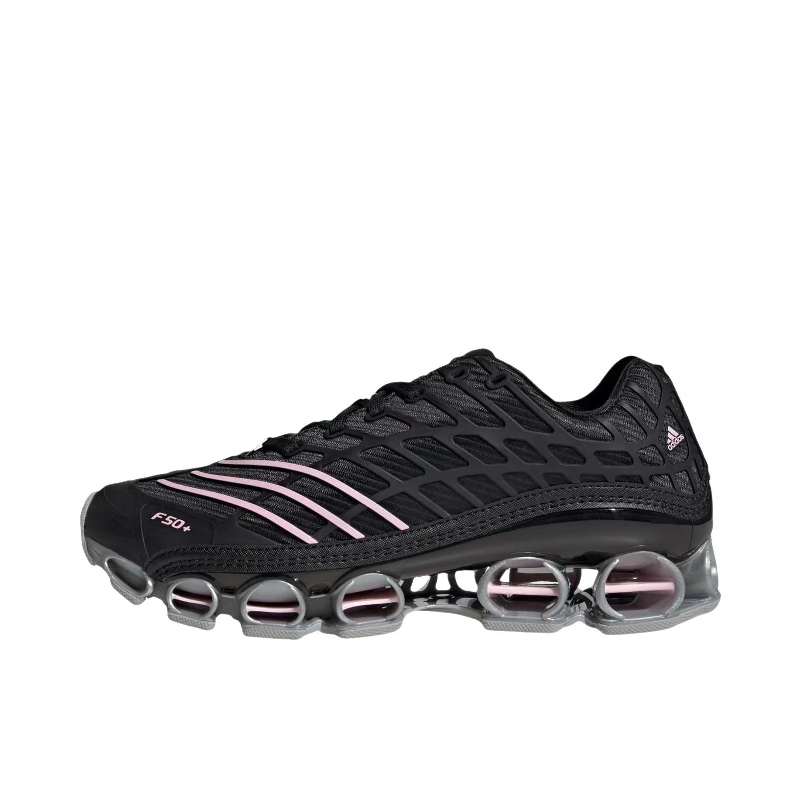推荐商品：adidas Megaride F50 跑鞋 舒适耐磨防滑贴合足球风 低帮/深黑色