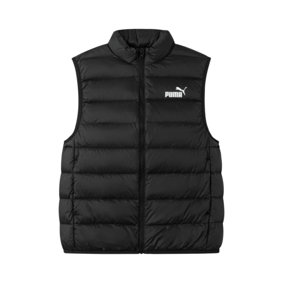 推荐商品：Puma/彪马童装 保暖鸭绒立领马甲 中大童 353426101201 黑