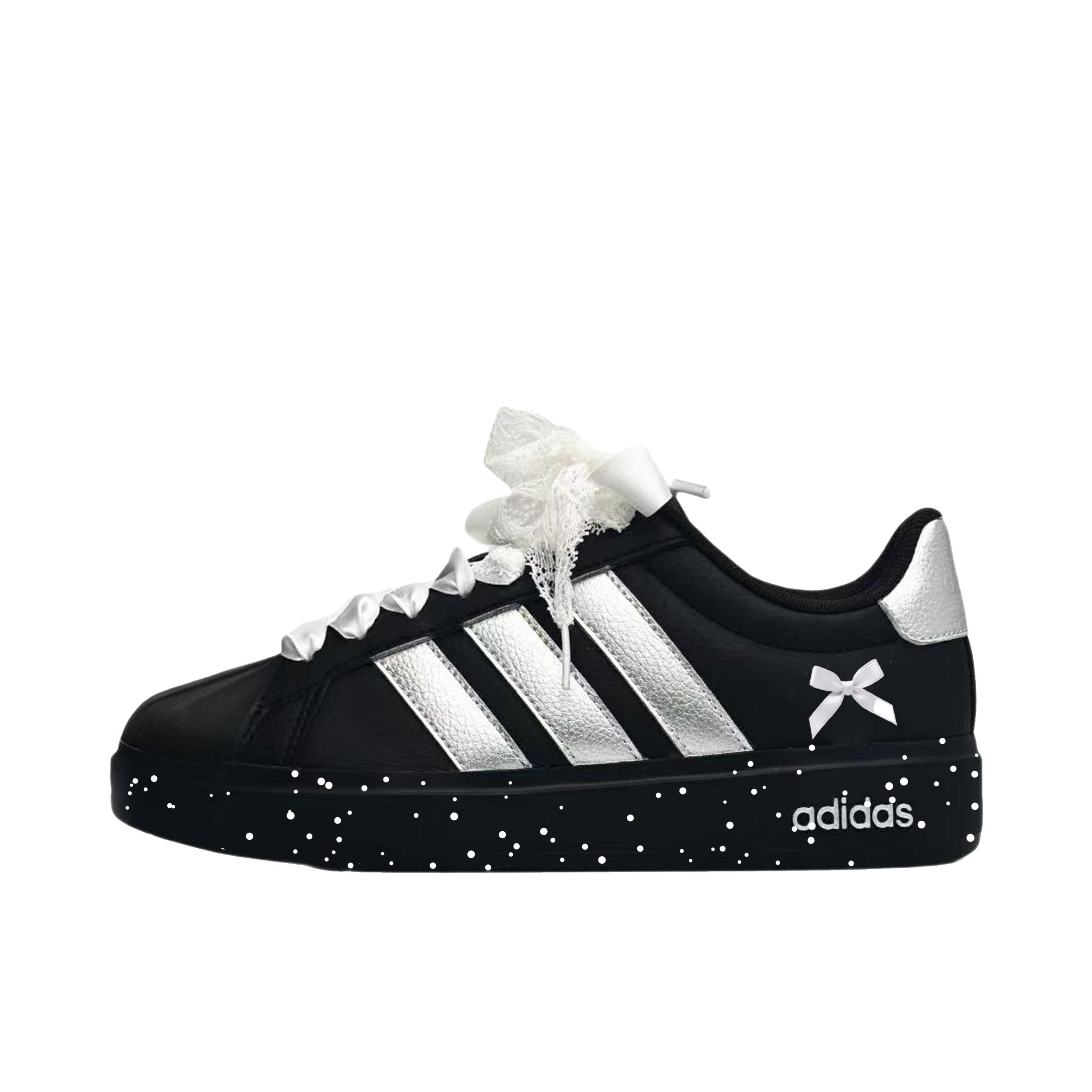 推荐商品：定制款 adidas STREETTALK 板鞋 个性美式学院风高街 大童/蝶缎