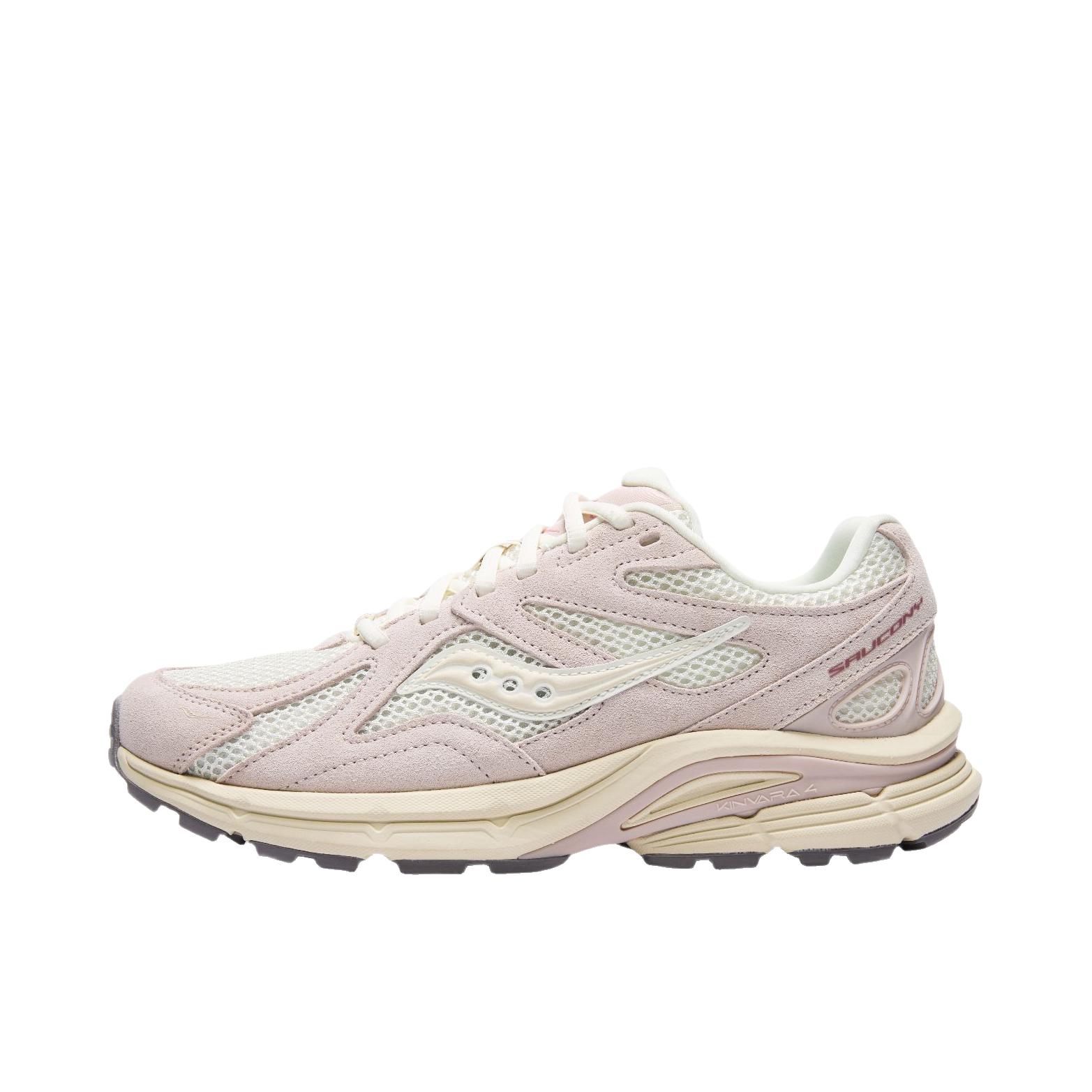 推荐商品：Saucony/索康尼 KINVARA 4 RV 运动休闲鞋 复古减震防滑 女款/灰色/粉色