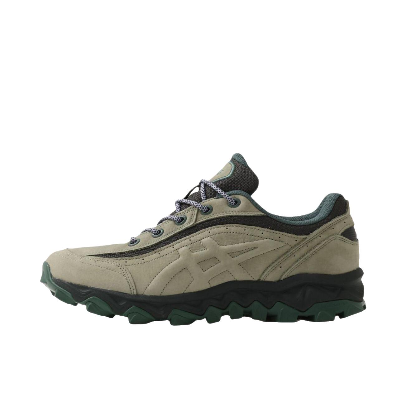 推荐商品：Asics/亚瑟士 Gel-Transcend FJ 跑鞋 日常舒适 低帮/灰色/绿色