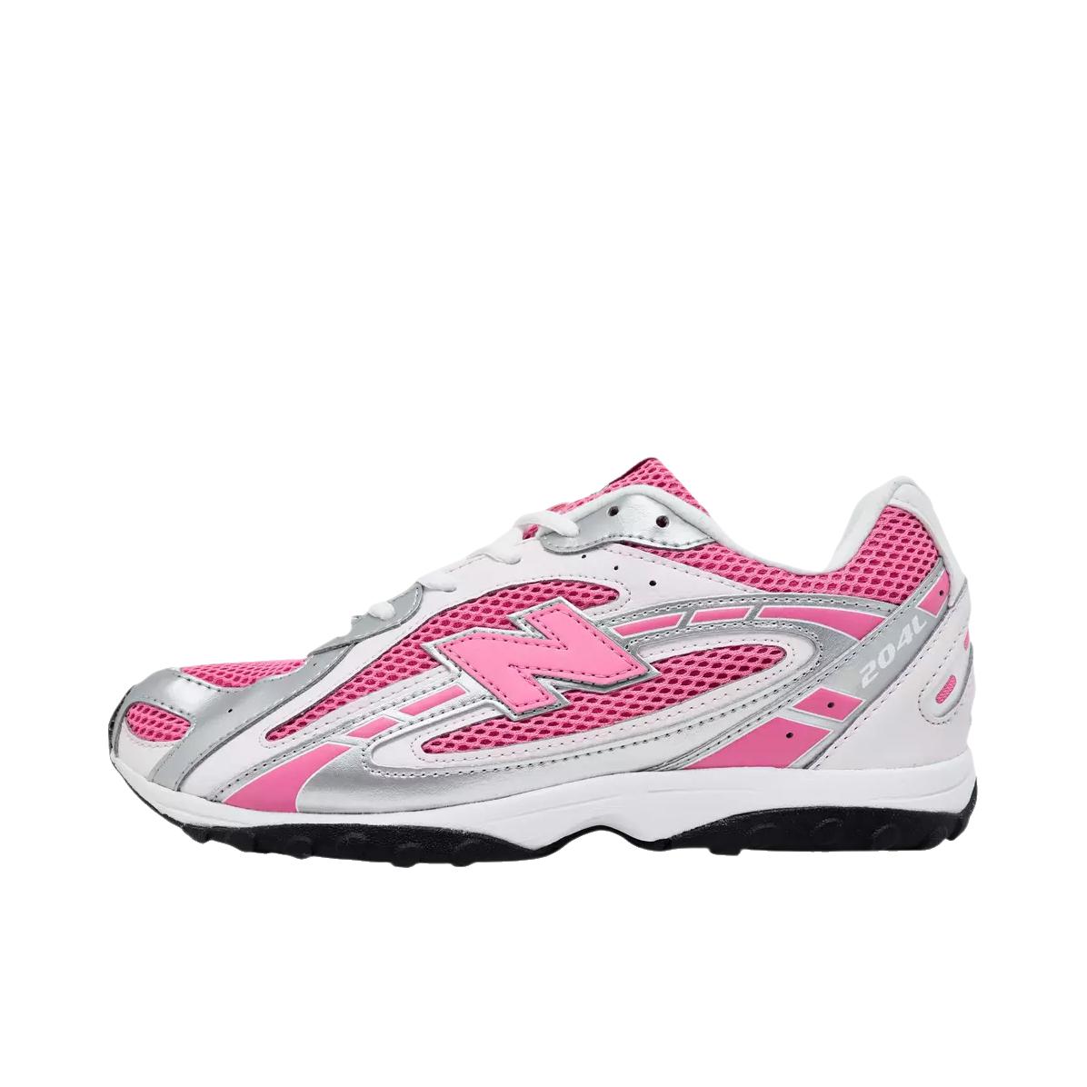 推荐商品：New Balance 204L 德训鞋 运动休闲鞋 系带轻盈薄底芭蕾风 M宽/低帮/白色/粉色/银色