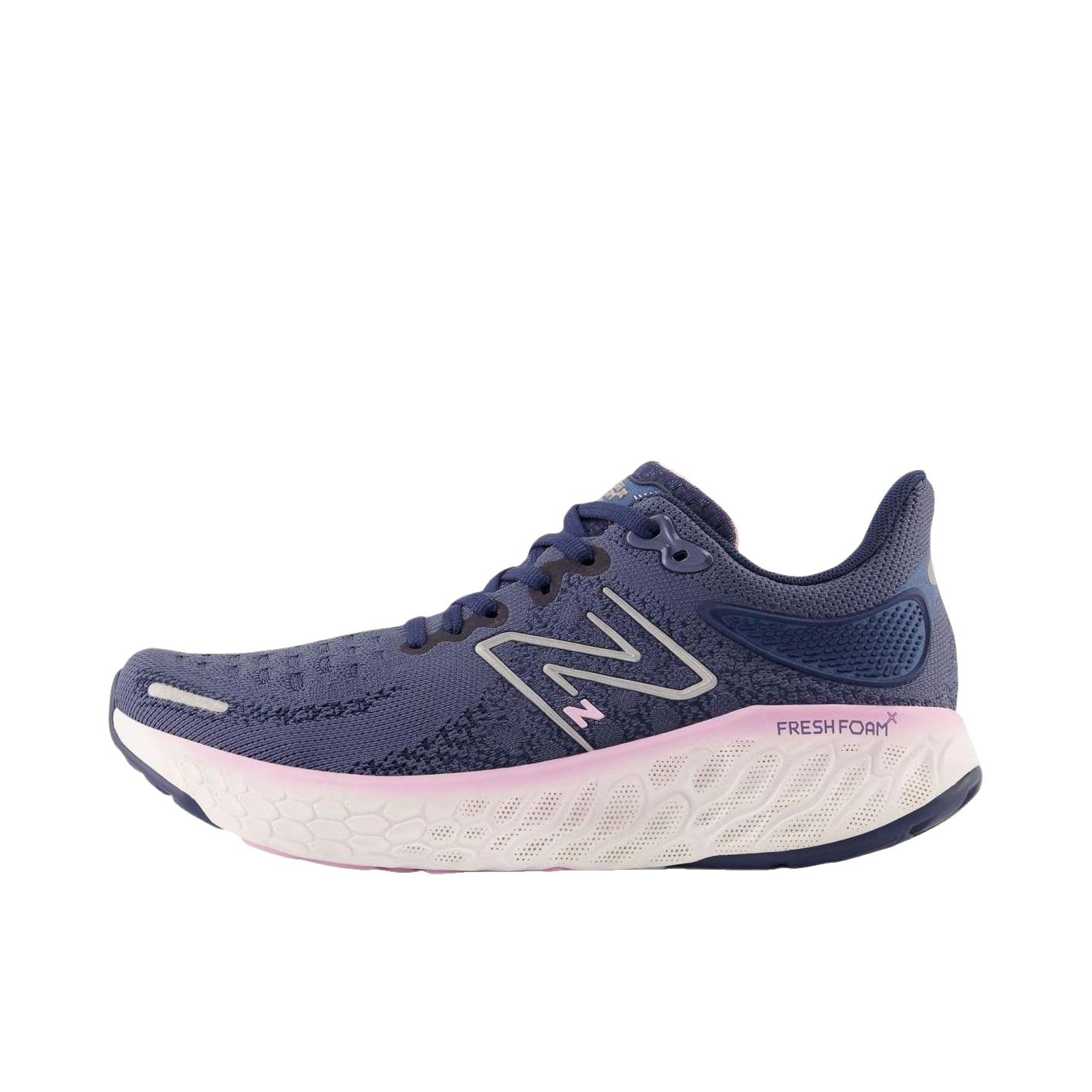 推荐商品：New Balance Fresh Foam x 1080 V12 跑鞋 缓震支撑织物回弹复古长跑 B宽/低帮/女款/紫色