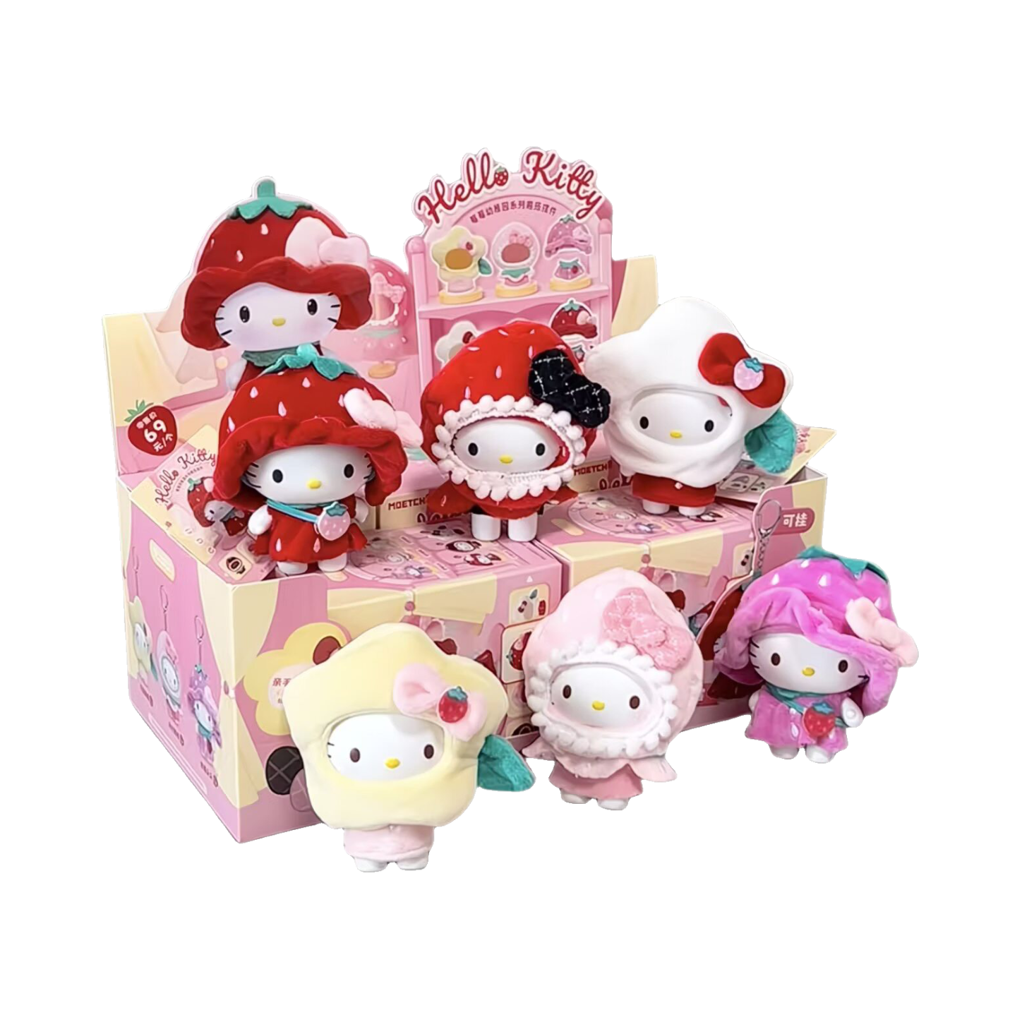 推荐商品：【全款预售】萌趣 HelloKitty 莓莓幼稚园系列 盲盒