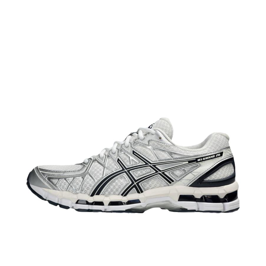 推荐商品：Asics/亚瑟士 GEL-Kayano 20 舒适减震 防滑耐磨 透气 复古 时尚潮流 轻便 网布 跑鞋 低帮/白色/银色