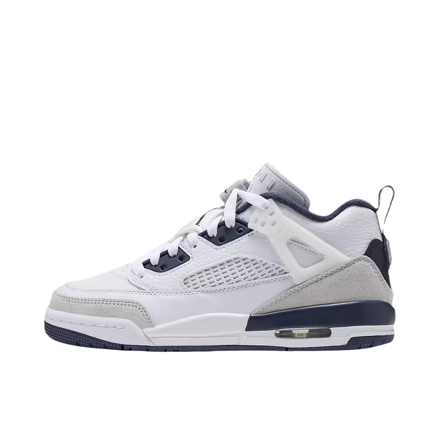 推荐商品：Air Jordan Spizike 篮球鞋 防滑耐磨舒适缓震复古时尚气垫训练冬季轻便比赛支撑包裹性增高 低帮/大童/白色/灰色雾气/粉色泡沫/黑曜石