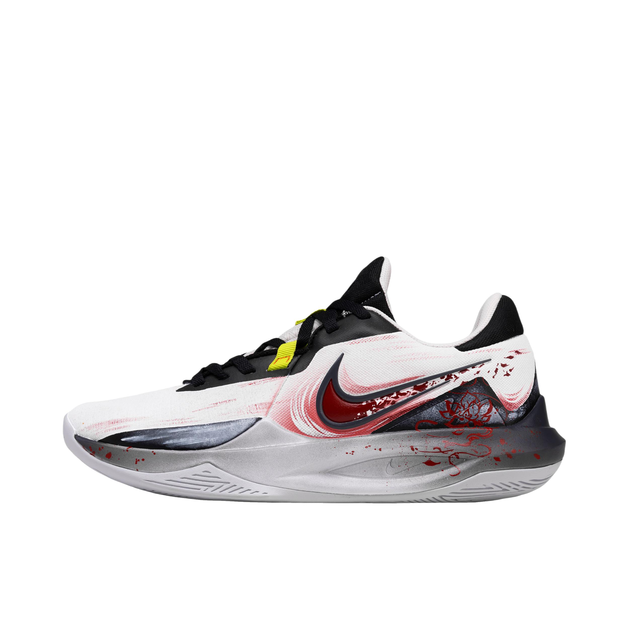 推荐商品：【定制球鞋】Nike Precision 6 篮球鞋 舒适减震防滑耐磨低帮系带支撑潮流时尚百搭 低帮/暗玉之莲