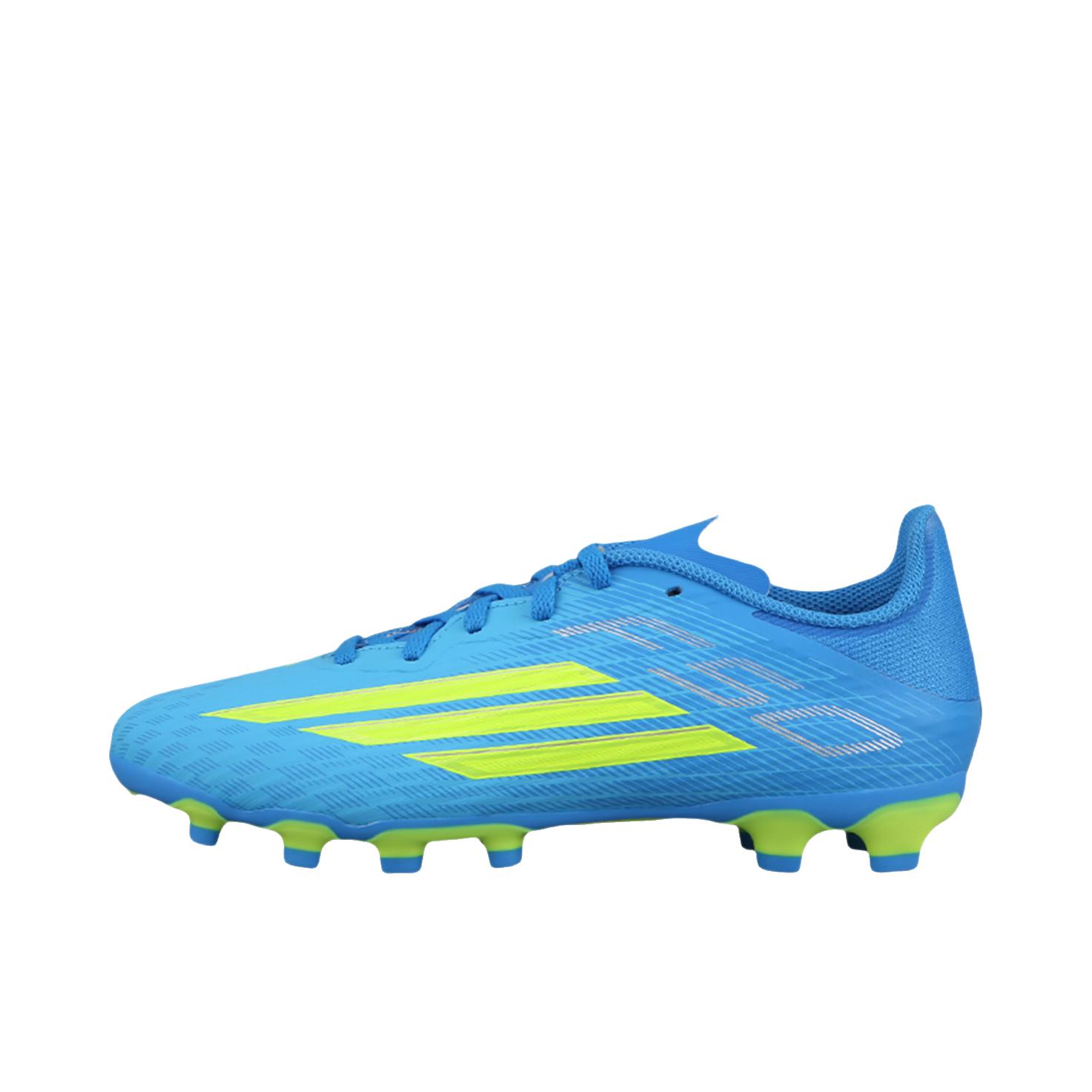 推荐商品：adidas F50 League 2G/3G AG 足球鞋 中端短钉人造草地 大童/海军蓝