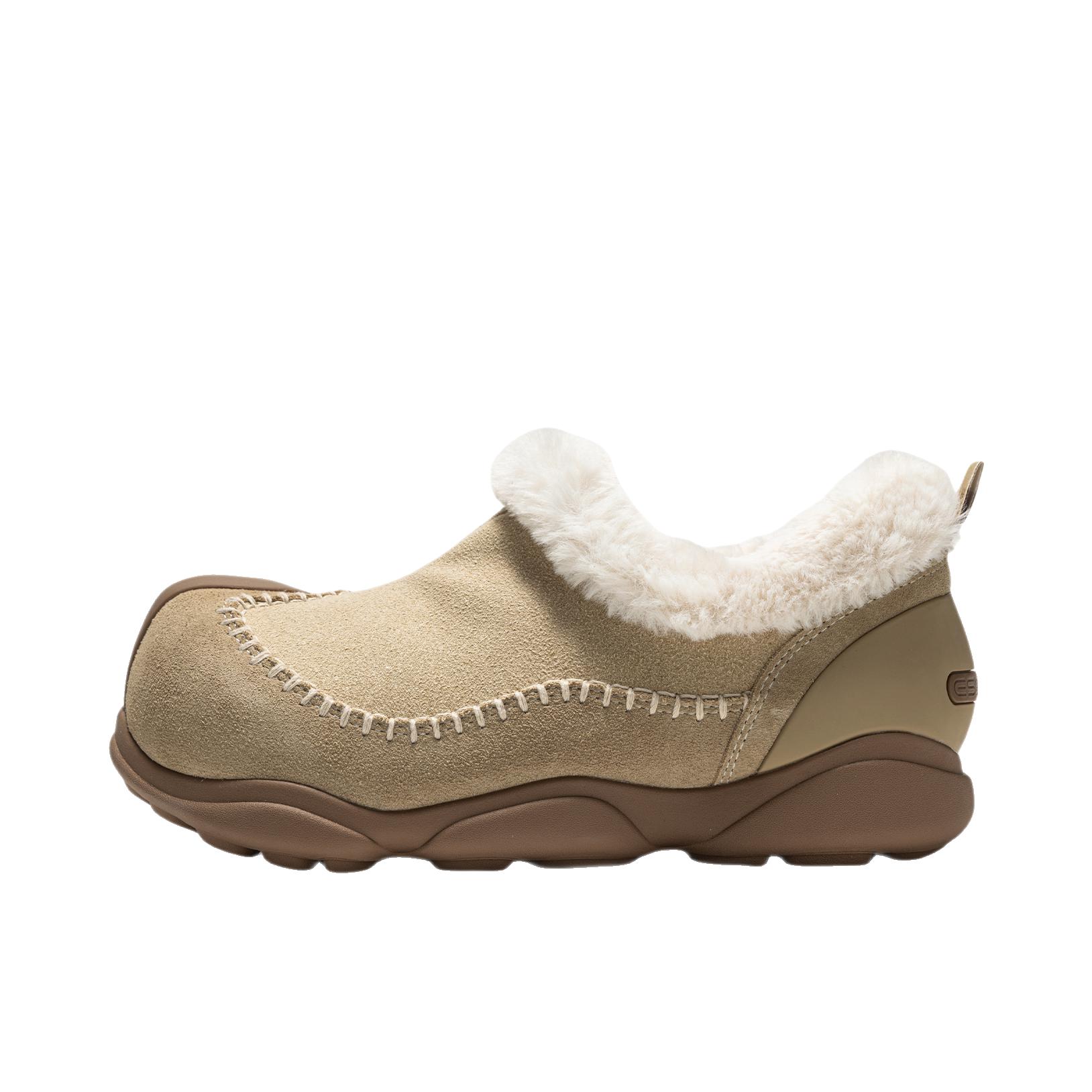推荐商品：李宁 悟道BOOT 运动休闲鞋 走秀一脚蹬低帮轻便 女款/赭卡其