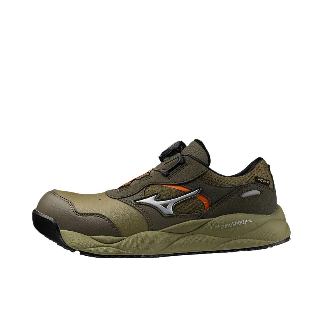 推荐商品：Mizuno/美津浓 HV 52L BOA 运动休闲鞋 圆头 低帮/军绿色/银色