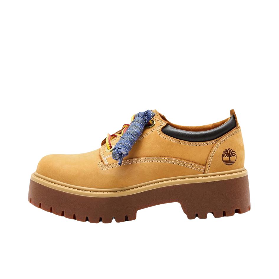 推荐商品：Timberland/添柏岚 运动休闲鞋 增高厚底休闲 低帮/女款/小麦色