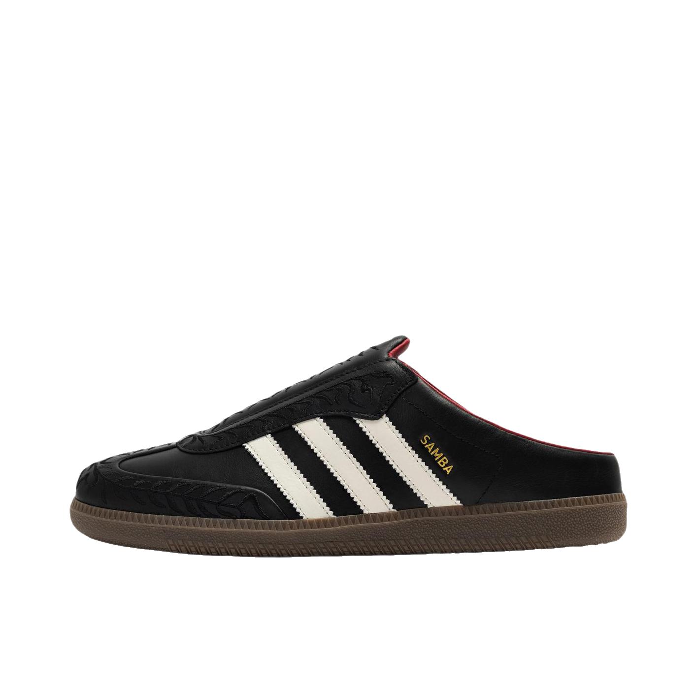 推荐商品：adidas Originals Samba Mule 板鞋 百搭包头潮流 VEGNONVEG联名/黑色