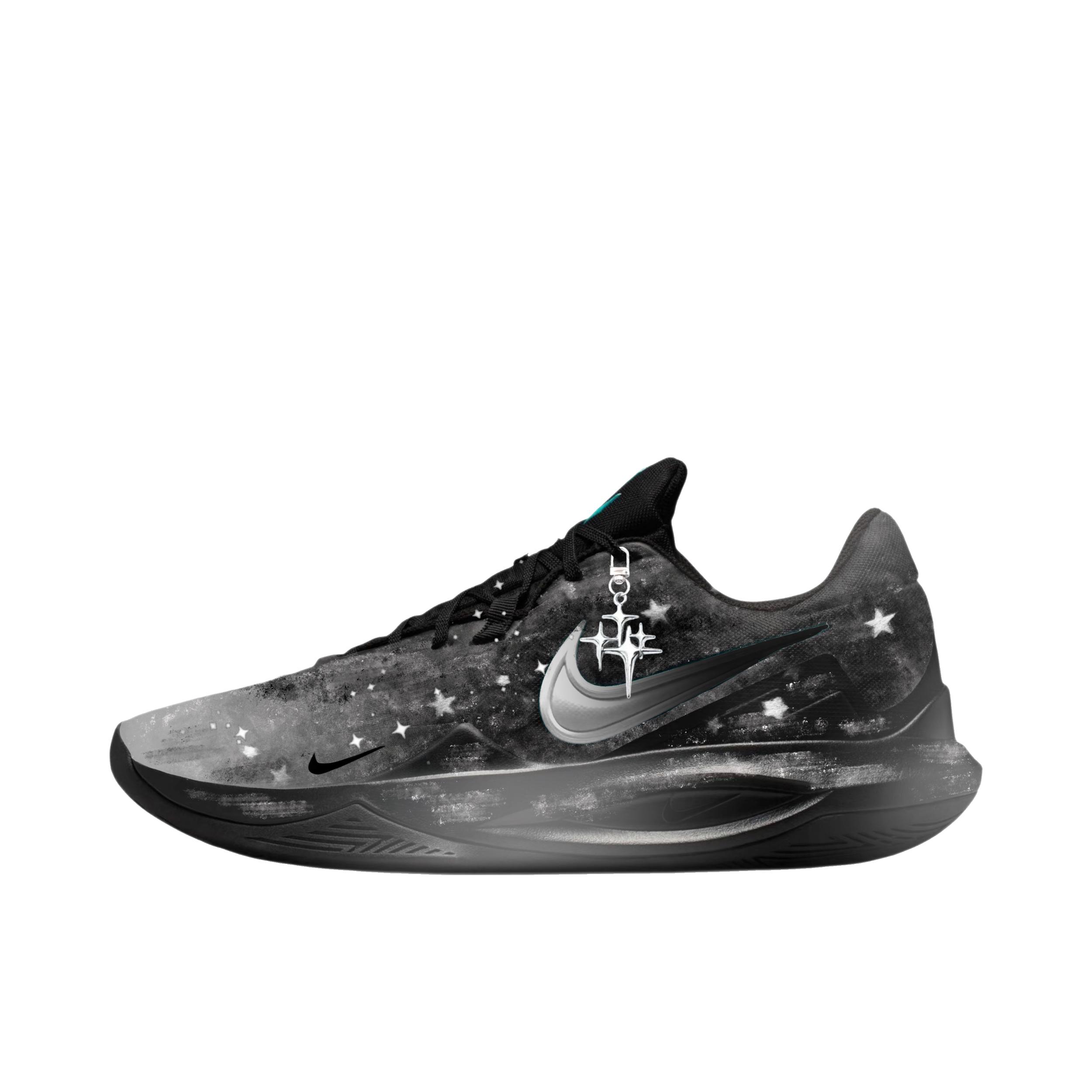 推荐商品：【定制球鞋】Nike Precision 6 篮球鞋 舒适减震防滑耐磨低帮系带支撑潮流时尚百搭 低帮/银星破晓
