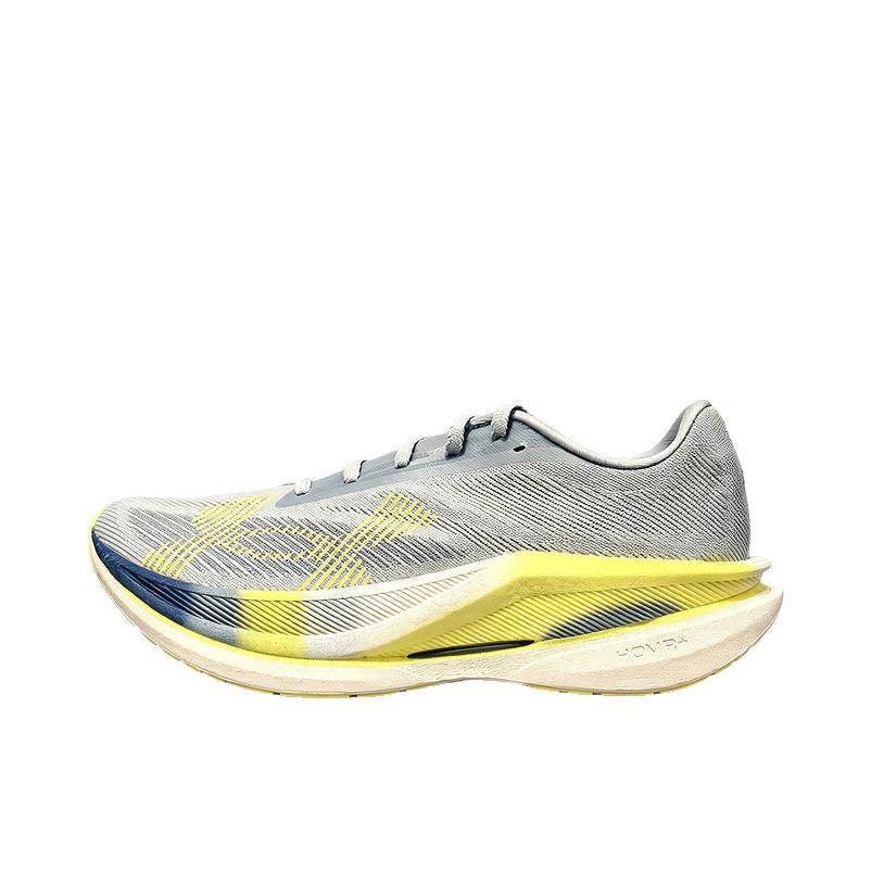 推荐商品：Under Armour/安德玛 Velociti Elite 3 跑鞋 圆头厚底系带舒适 灰色/黄色