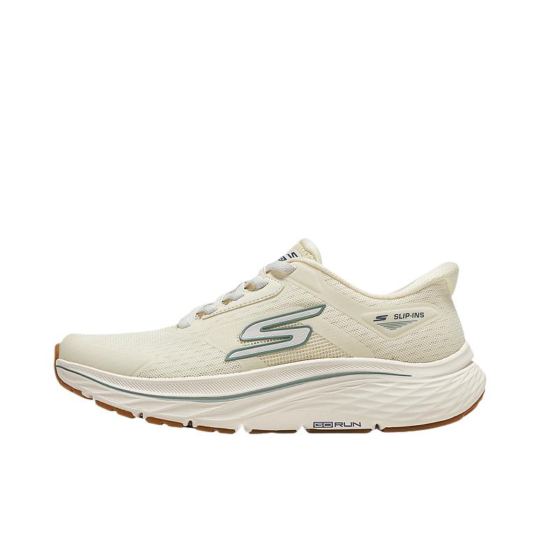 推荐商品：Skechers/斯凯奇 跑鞋 休闲健步系带透气 221260 低帮/女款/乳白色