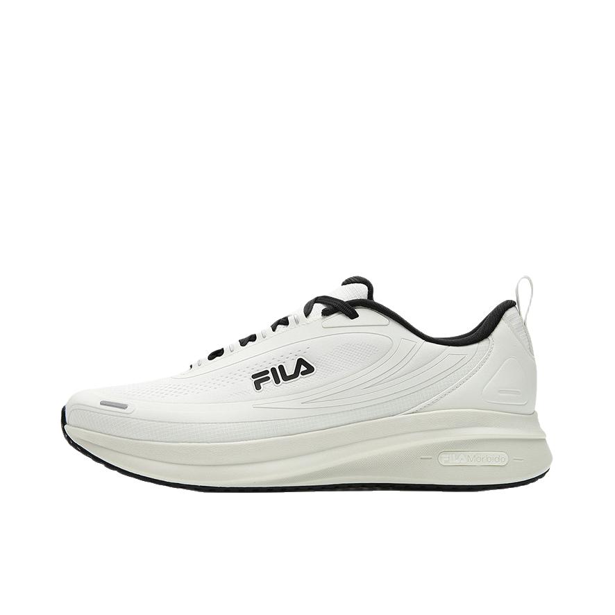 推荐商品：FILA/斐乐 NUVOLE 4 RUN N 柔云4 跑鞋 路跑简约运动百搭 雪白色