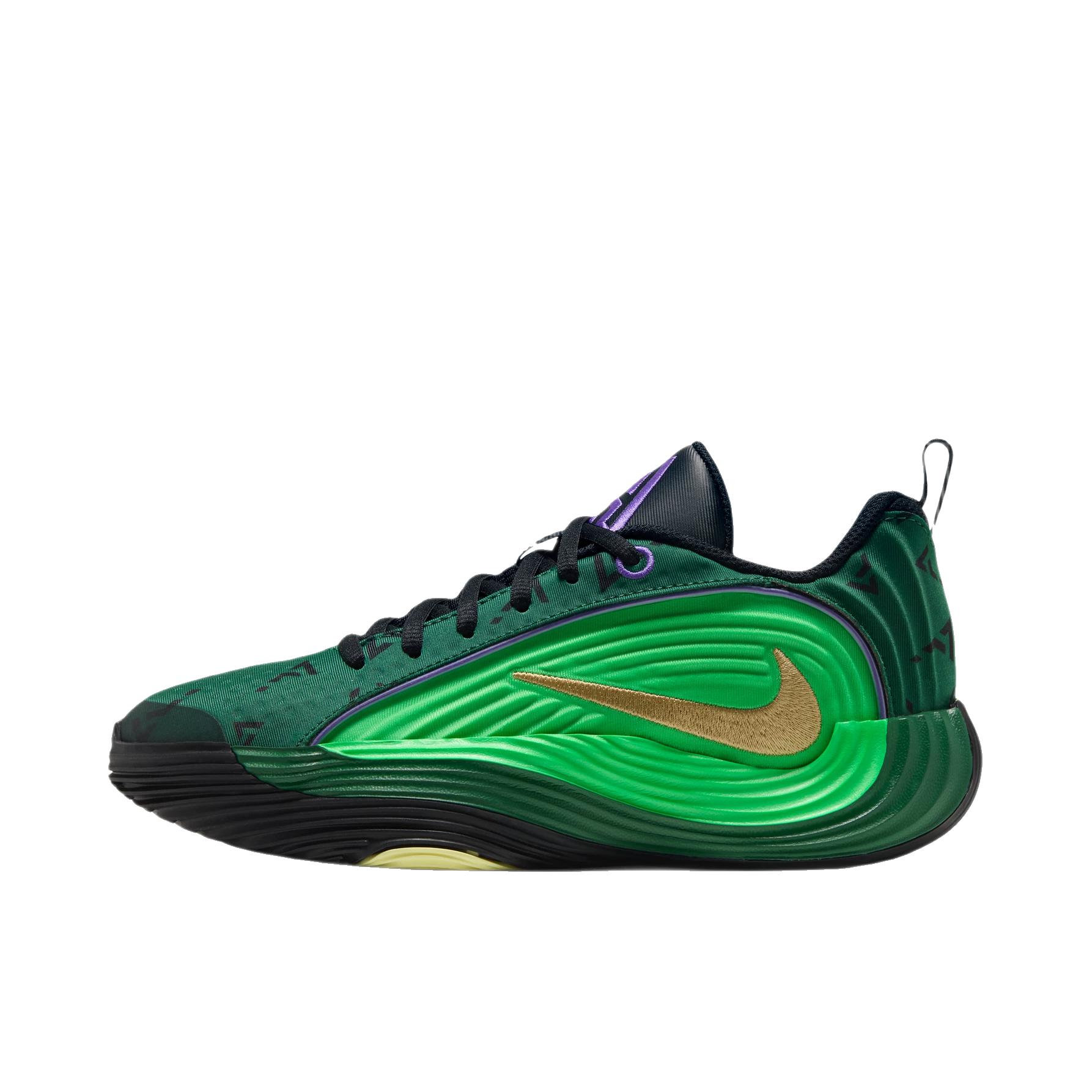 推荐商品：Nike GIANNIS IMMORTALITY 5 篮球鞋 百搭圆头防滑耐磨 大童/峡谷绿/金属金/闪亮绿/明亮绿/黑色/超级葡萄紫