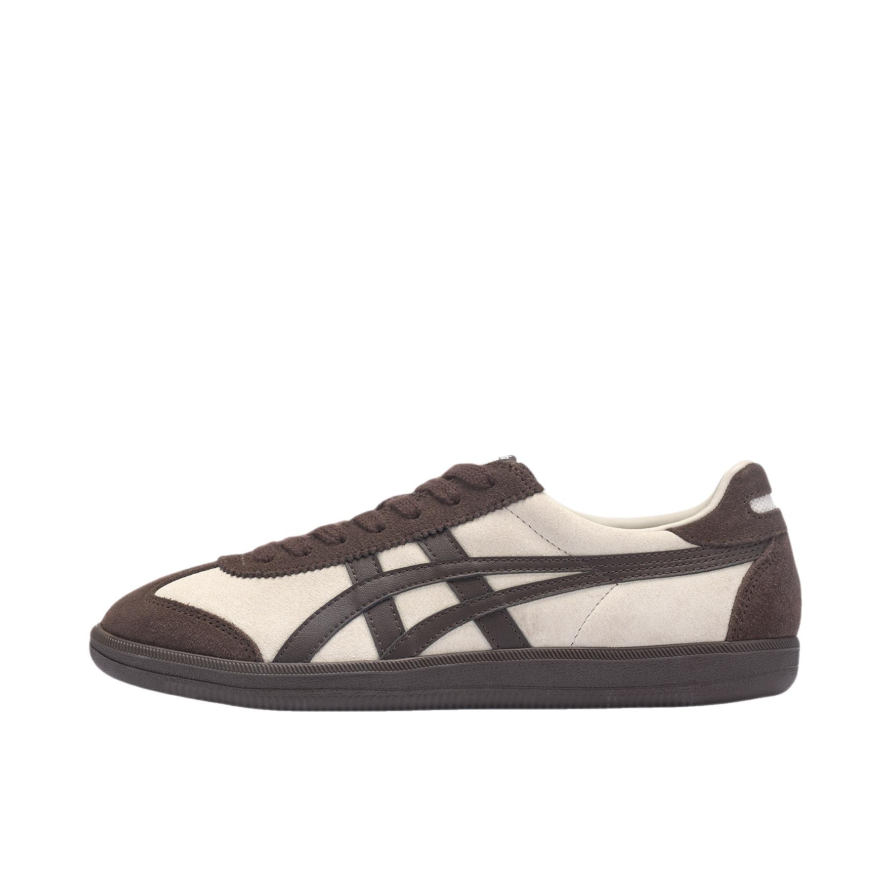 推荐商品：Onitsuka Tiger Tokuten 德训鞋 板鞋 防滑耐磨舒适减震织物复古百搭一脚蹬 低帮/棕色/白色