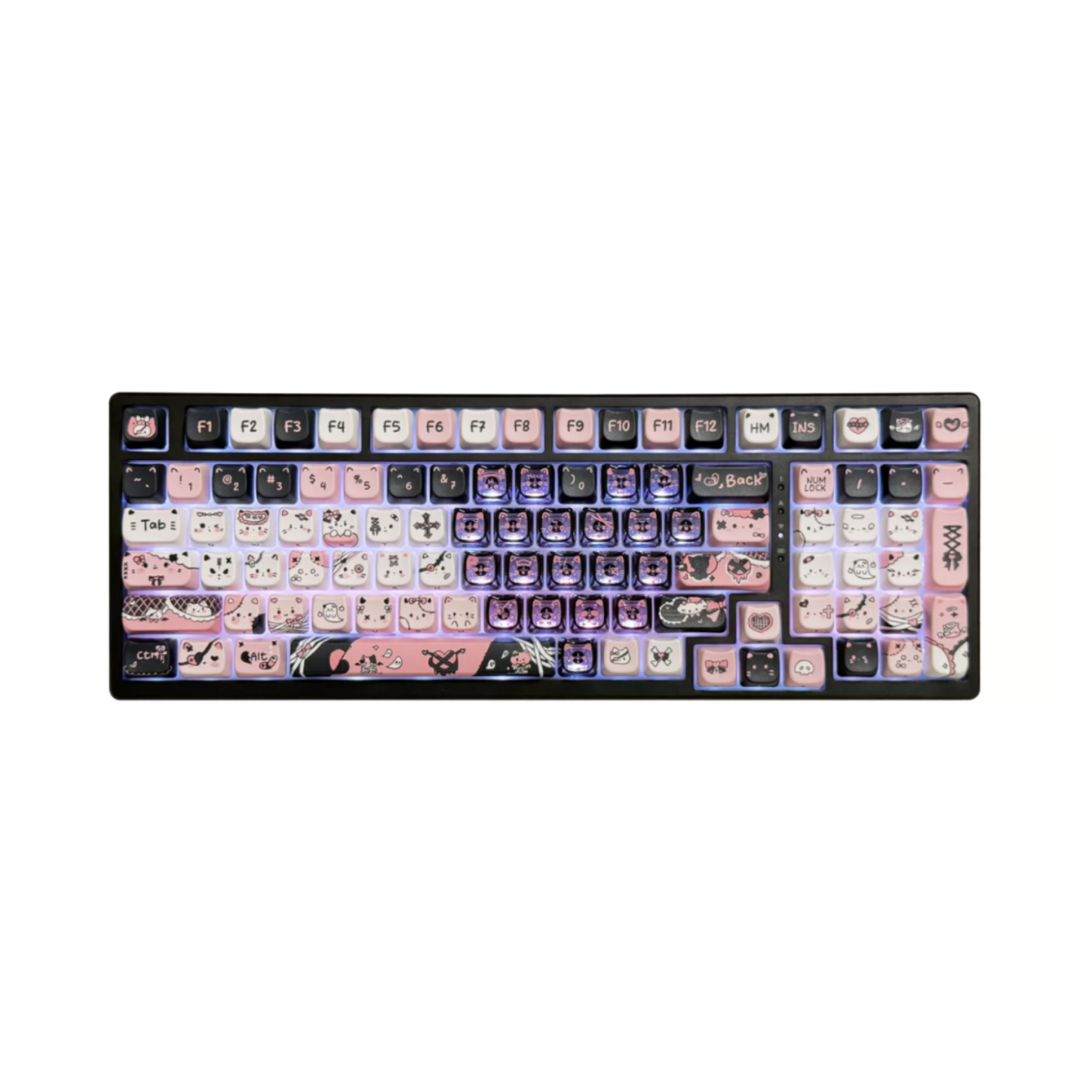 推荐商品：极泽 ZE980 三模 机械键盘 99键 全键热插拔 升级大电池 个性灯光方案