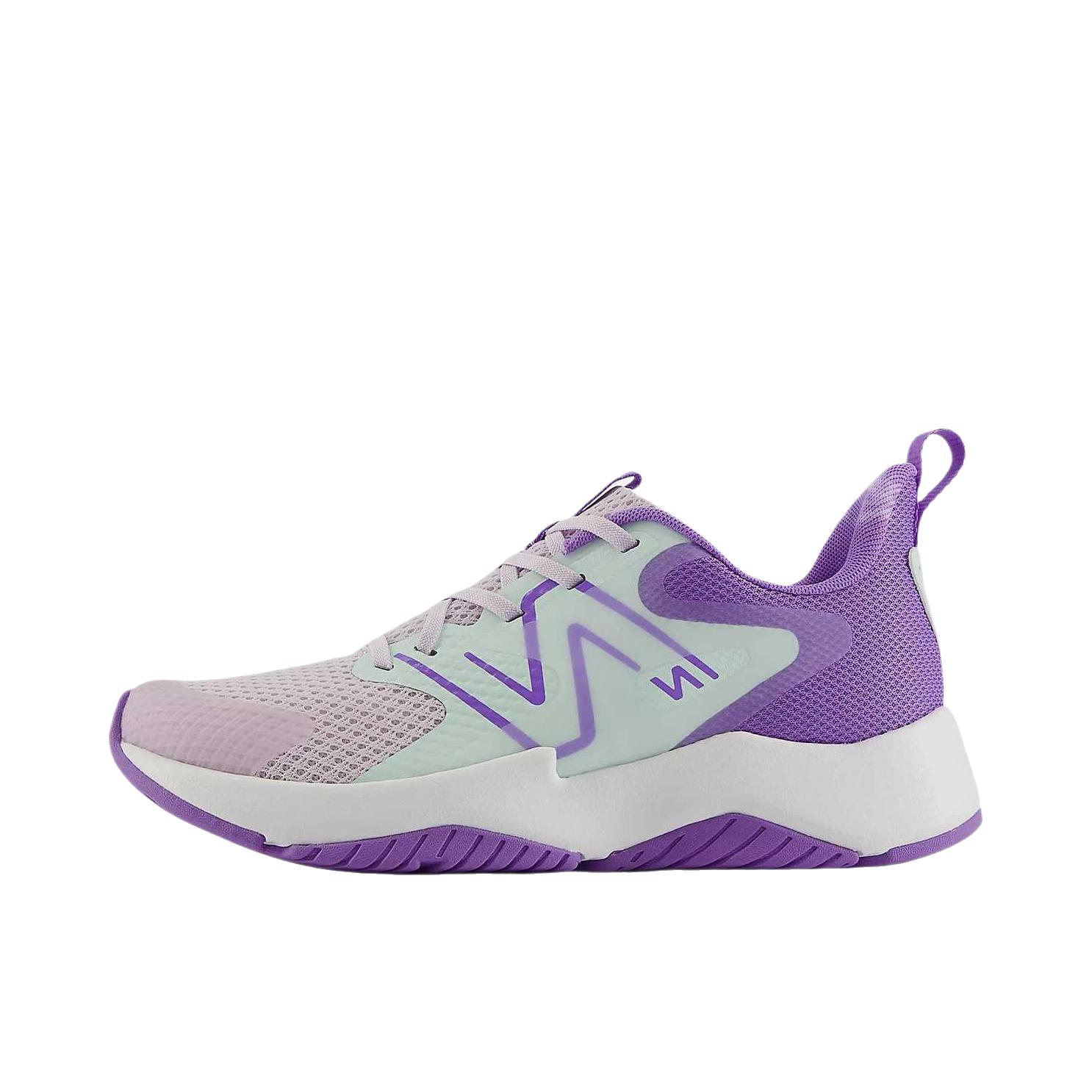 推荐商品：New Balance Rave Run v2 跑鞋 耐磨圆头YTRAVGH2NB Rave Run 系列 M宽/大童/低帮/紫色/绿色
