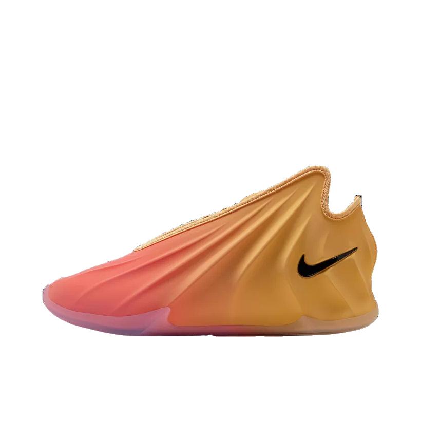 推荐商品：Nike GT Future 篮球鞋 防滑耐磨中帮圆头抓地支撑回弹抗扭 典雅托帕石色/黑色/日光红
