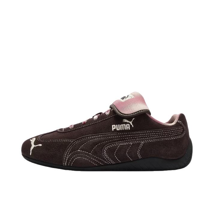 推荐商品：Puma/彪马 Speedcat OG 赛车鞋 德训鞋 训练鞋 T头薄底复古防滑耐磨贴合赛车风流光风 巧克力色/雪白色