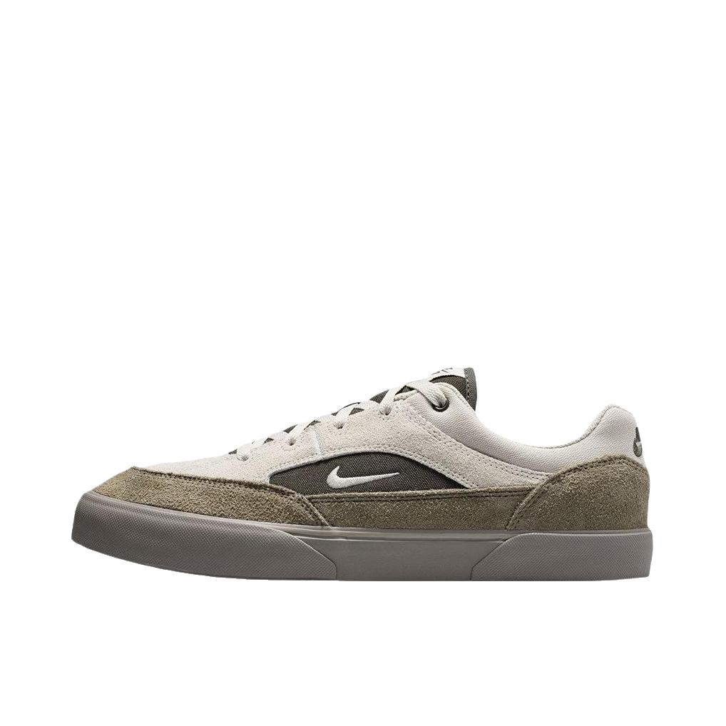 推荐商品：Nike SB Malor 滑板鞋 板鞋 薄底复古防滑耐磨缓震轻便 低帮/浅骨白色/浅军绿色