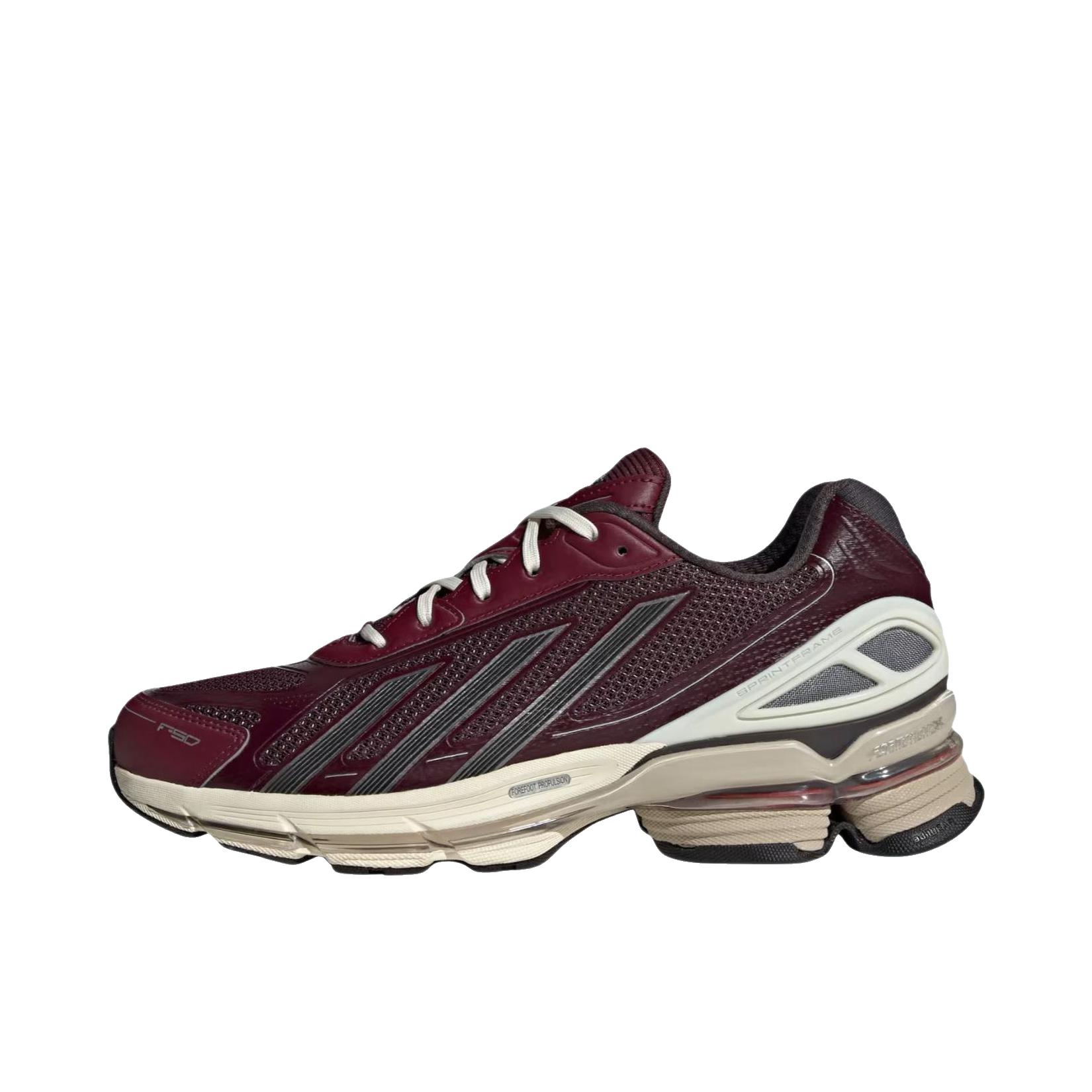 推荐商品：adidas F50系列 Formotion 运动休闲鞋 舒适透气时尚 低帮/酒红色/铁灰色/奶油白 