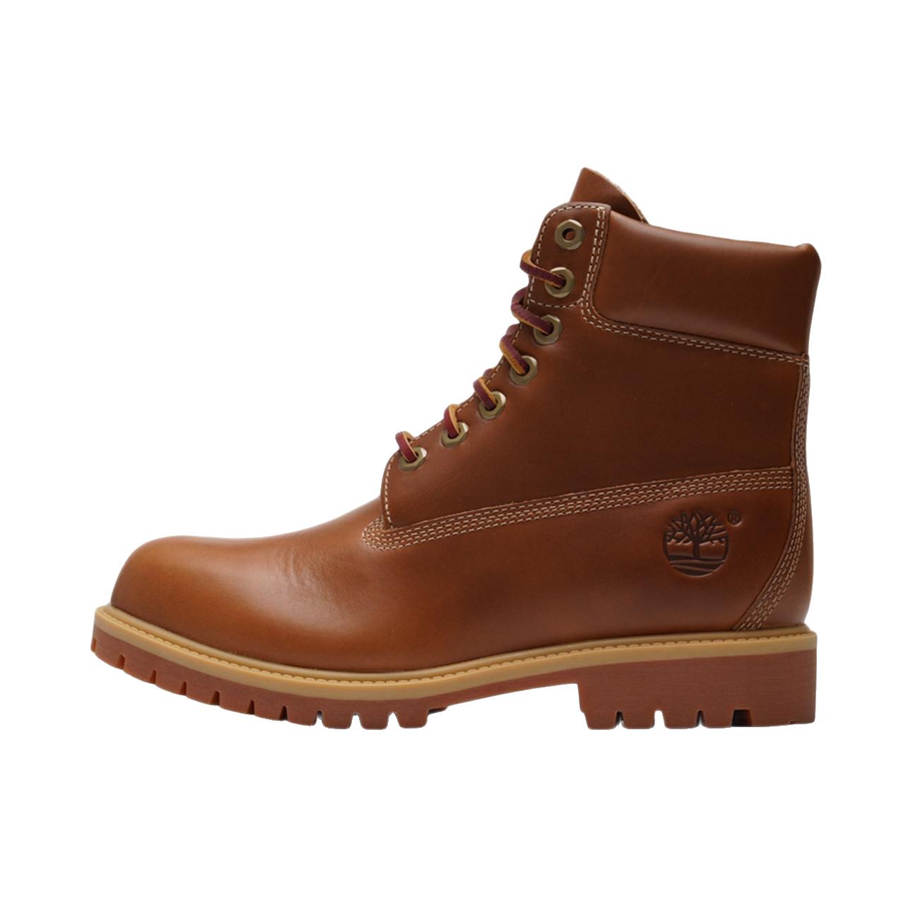 推荐商品：Timberland/添柏岚 马丁靴 通勤透气防水 高帮/棕色