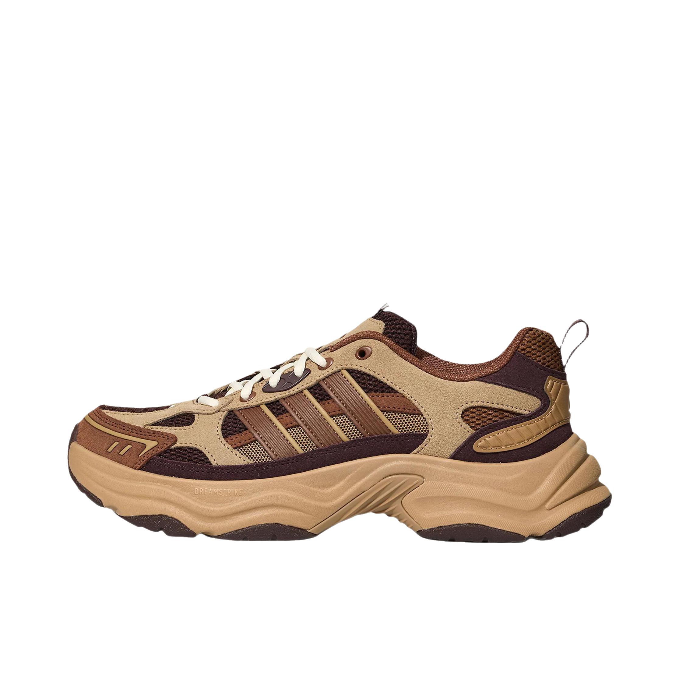 推荐商品：adidas XLG FIN PULSE 老爹鞋 舒适百搭 复古 低帮/纸板黄/棕色/暗棕