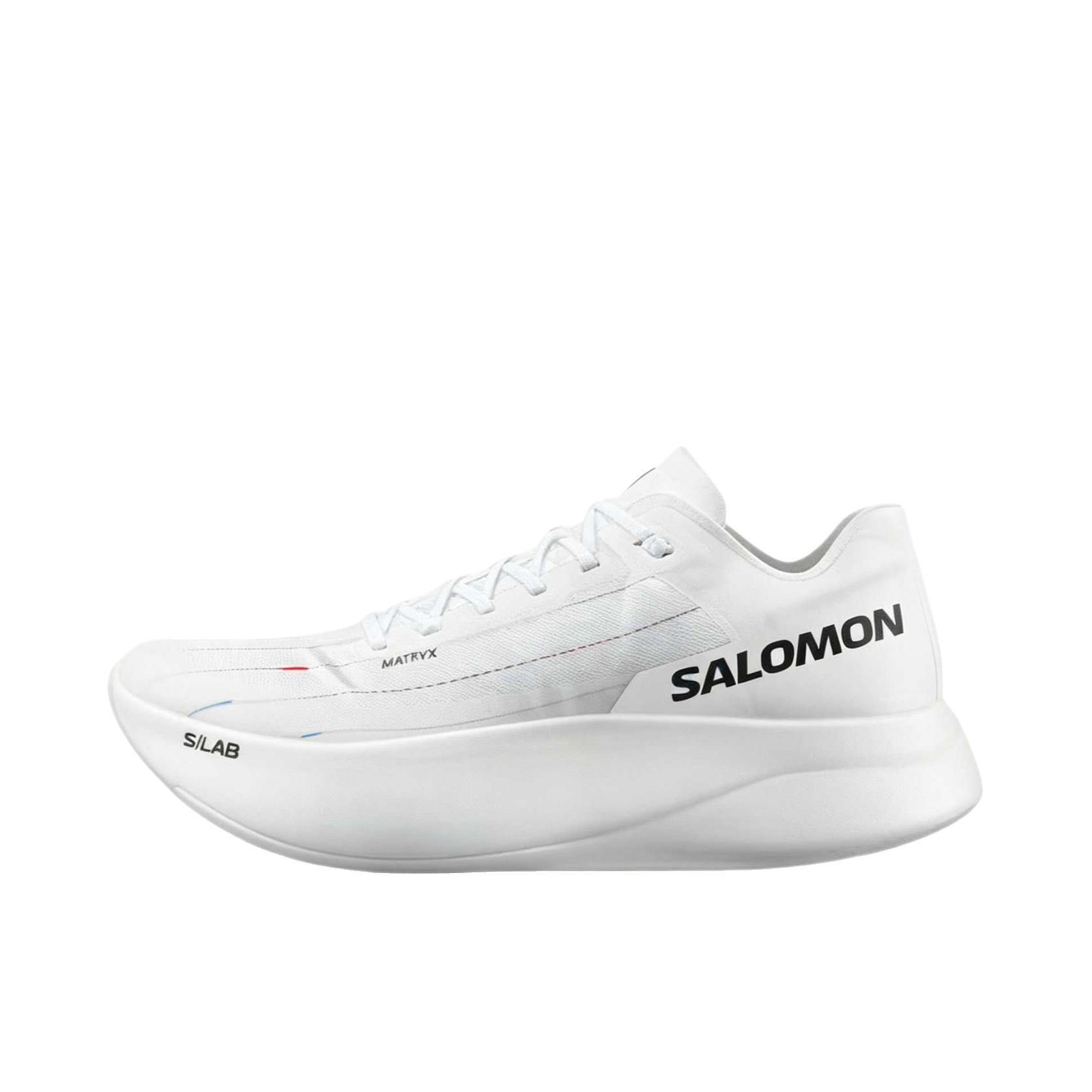 推荐商品：Salomon/萨洛蒙 S/LAB Phantasm 3 SC 跑鞋 舒适缓震轻便透气 低帮/白色 /火红色/反射蓝色