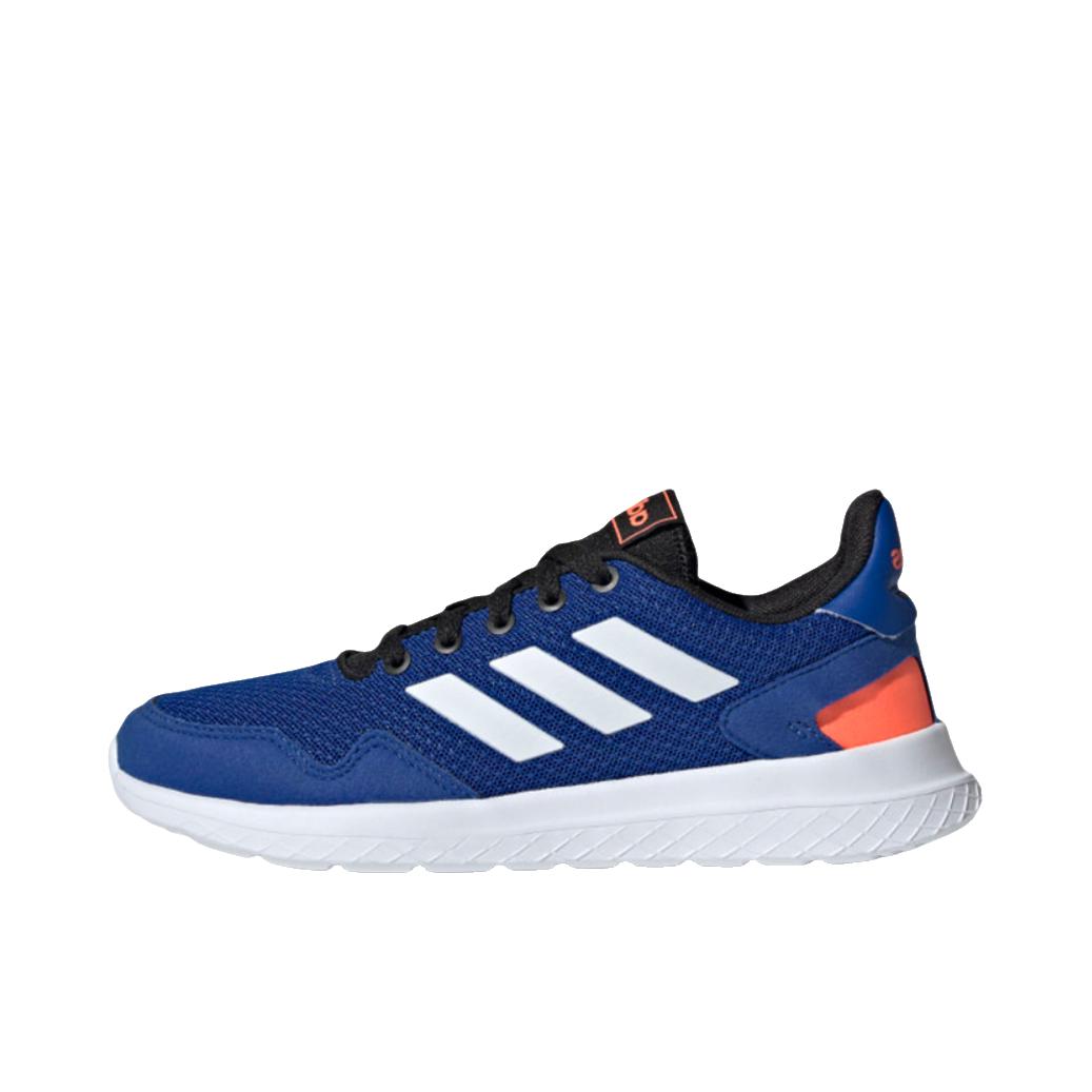 推荐商品：adidas Archivo 防滑耐磨 轻便透气 跑鞋 低帮/大童/蓝色/白色