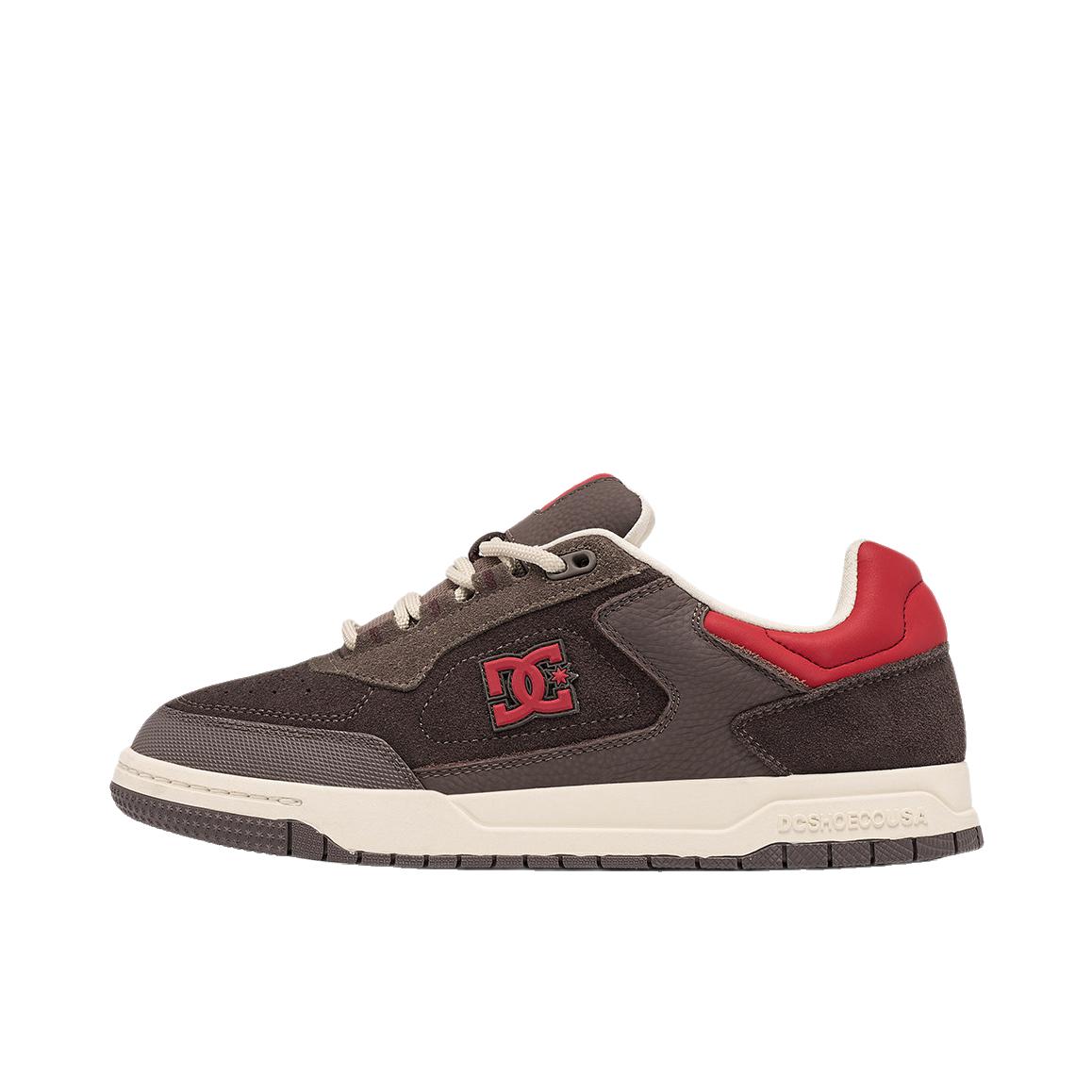 推荐商品：DC Shoes SAN DIEGO 板鞋 复古运动真皮拼接 砚灰绛