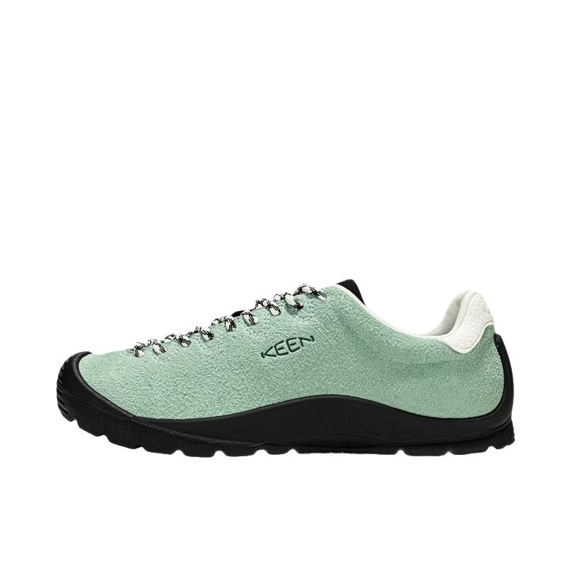 推荐商品：KEEN/科恩 JASPER KM LITE GL 户外休闲鞋 简约通勤百搭 女款/花岗岩绿色/黑色